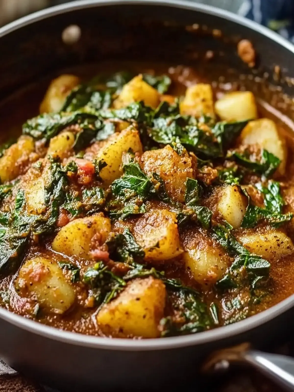 Easy Saag Aloo: Wholesome Flavor in Just 35 Minutes 3 Easy Saag Aloo