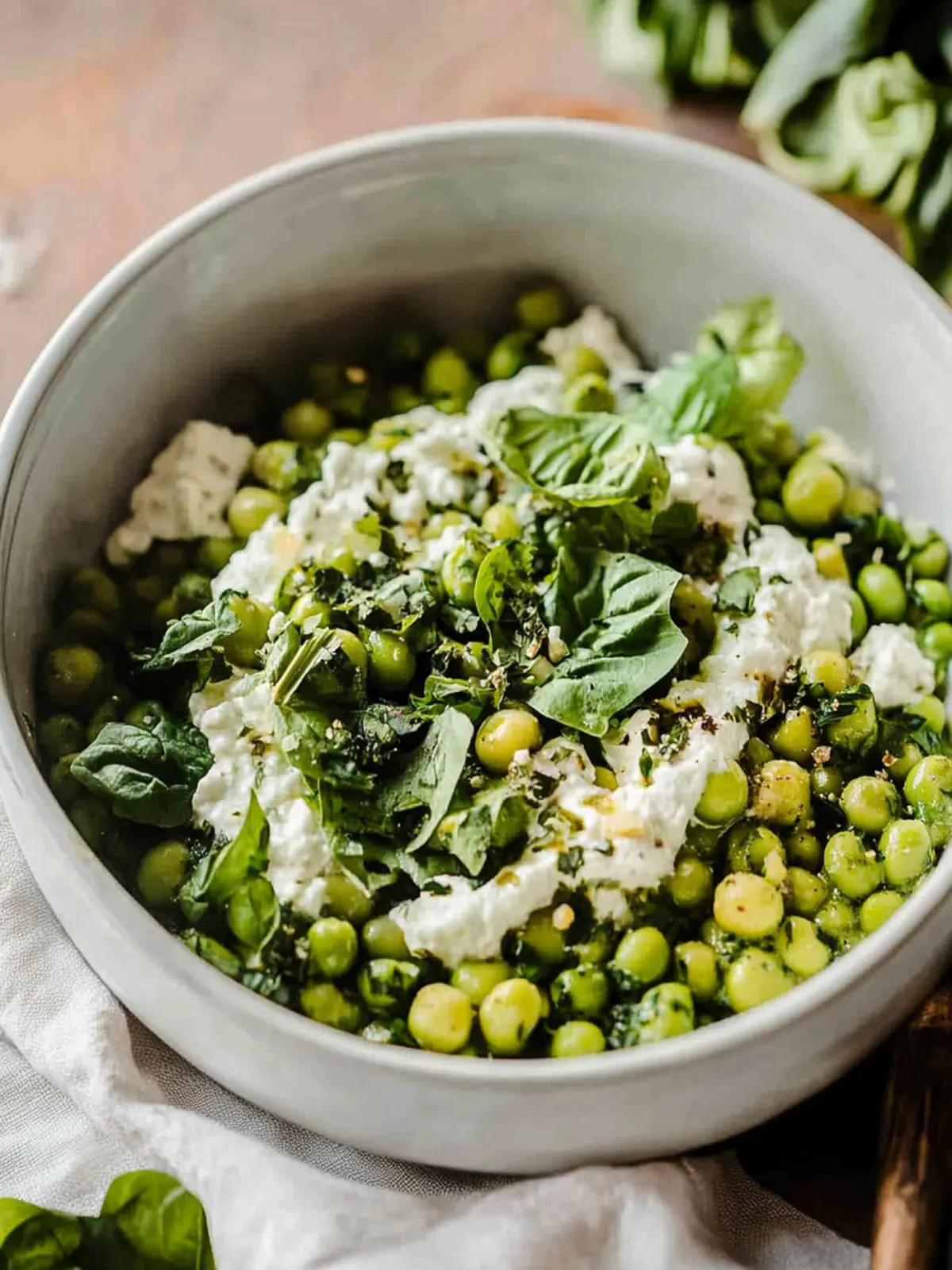 Peas with Courgette and Ricotta: Your New Favorite Side Dish 2 Peas with Courgette and Ricotta