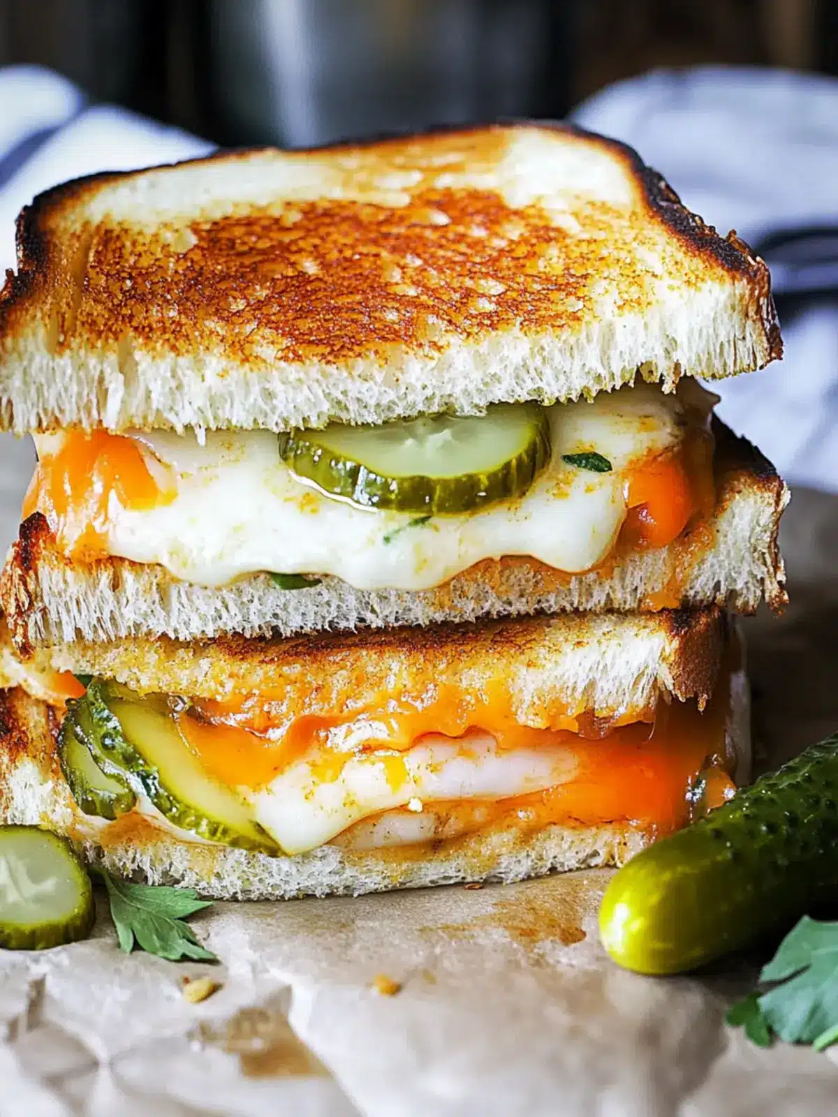Ultimate Pickle Grilled Cheese Sandwich to Wow Your Tastebuds 2 Pickle Grilled Cheese Sandwich