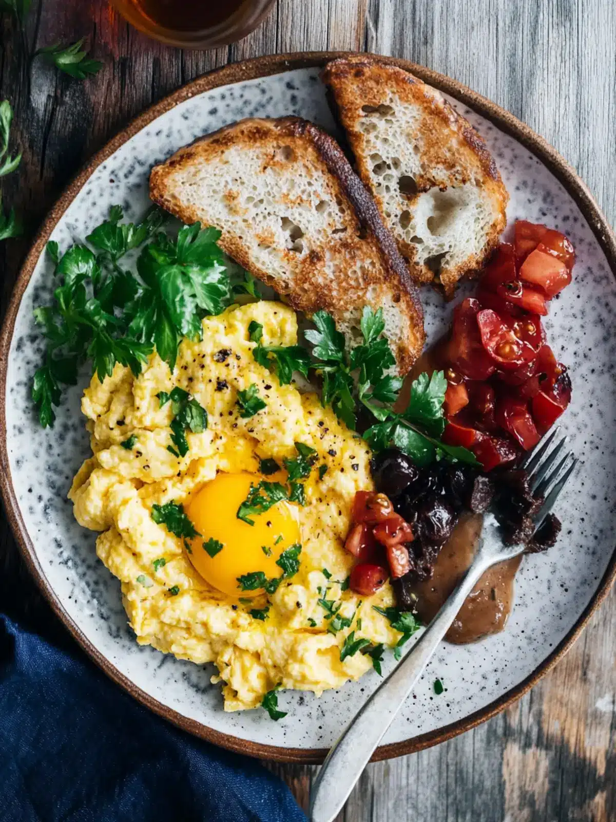 Ultimate Scrambled Egg Breakfast with Crispy Bacon & Potatoes 3 Ultimate Scrambled Egg Breakfast