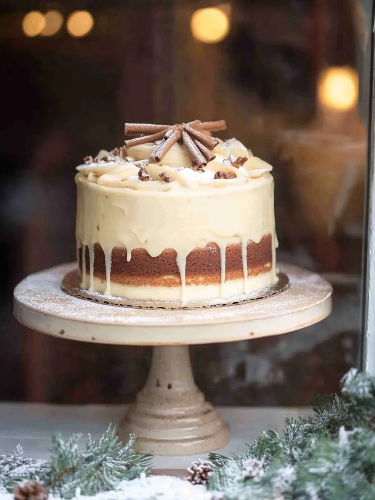Irresistible Christmas Spice Cake with Eggnog Buttercream Delight 3 Christmas Spice Cake with Eggnog Buttercream
