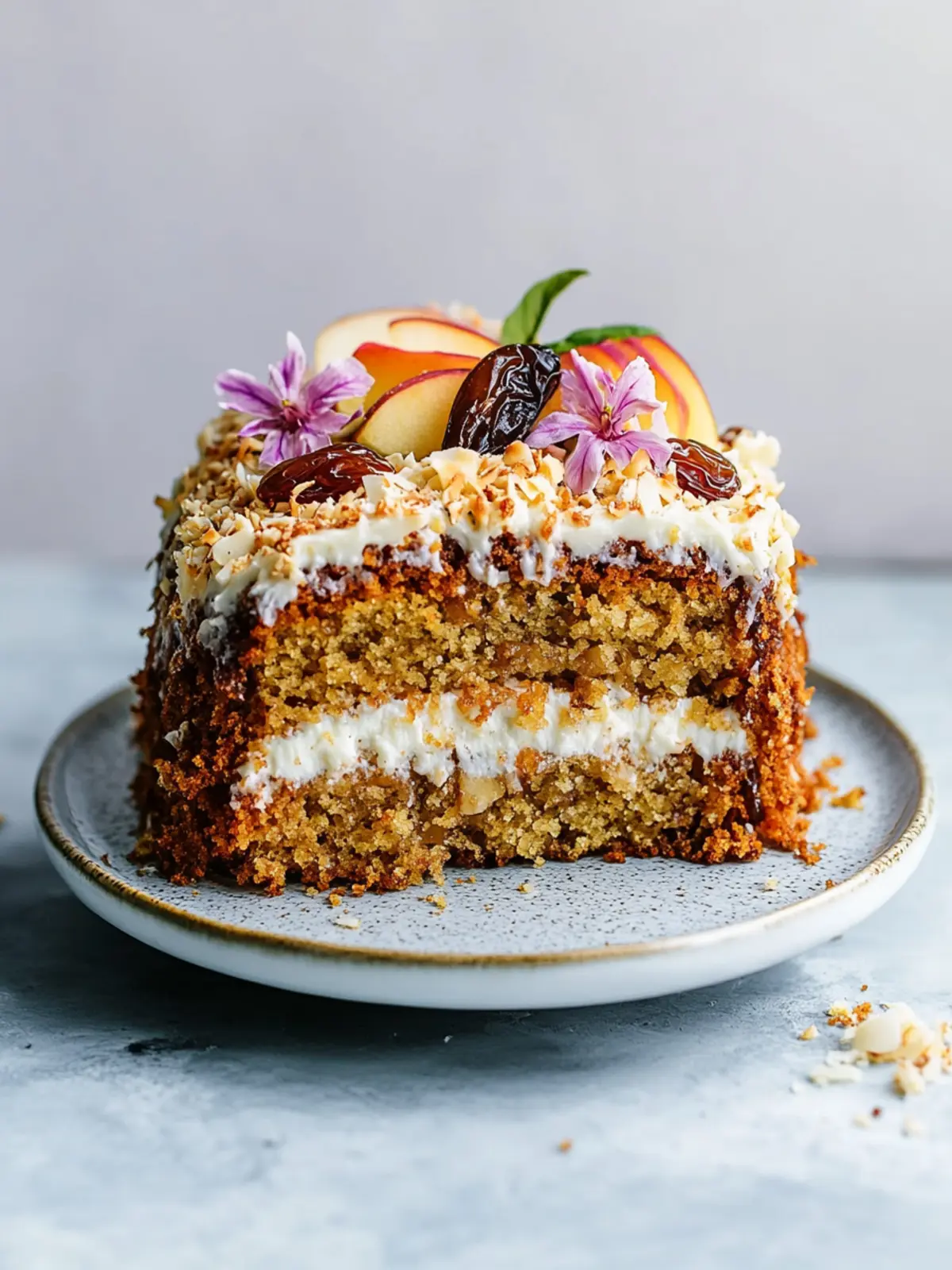 Apple, Date & Caramelised Coconut Lumberjack Cake Bliss 3 Apple, Date & Caramelised Coconut Lumberjack Cake