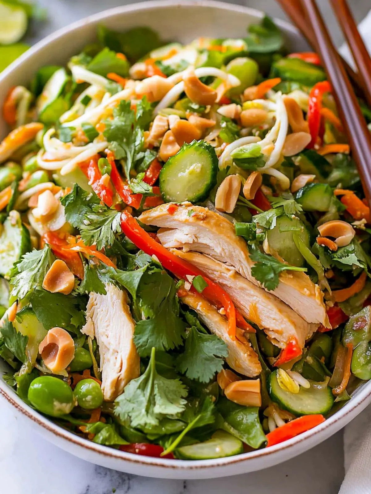 Thai Chicken Salad Magic: Fresh Flavors for Busy Days 4 Thai Chicken Salad