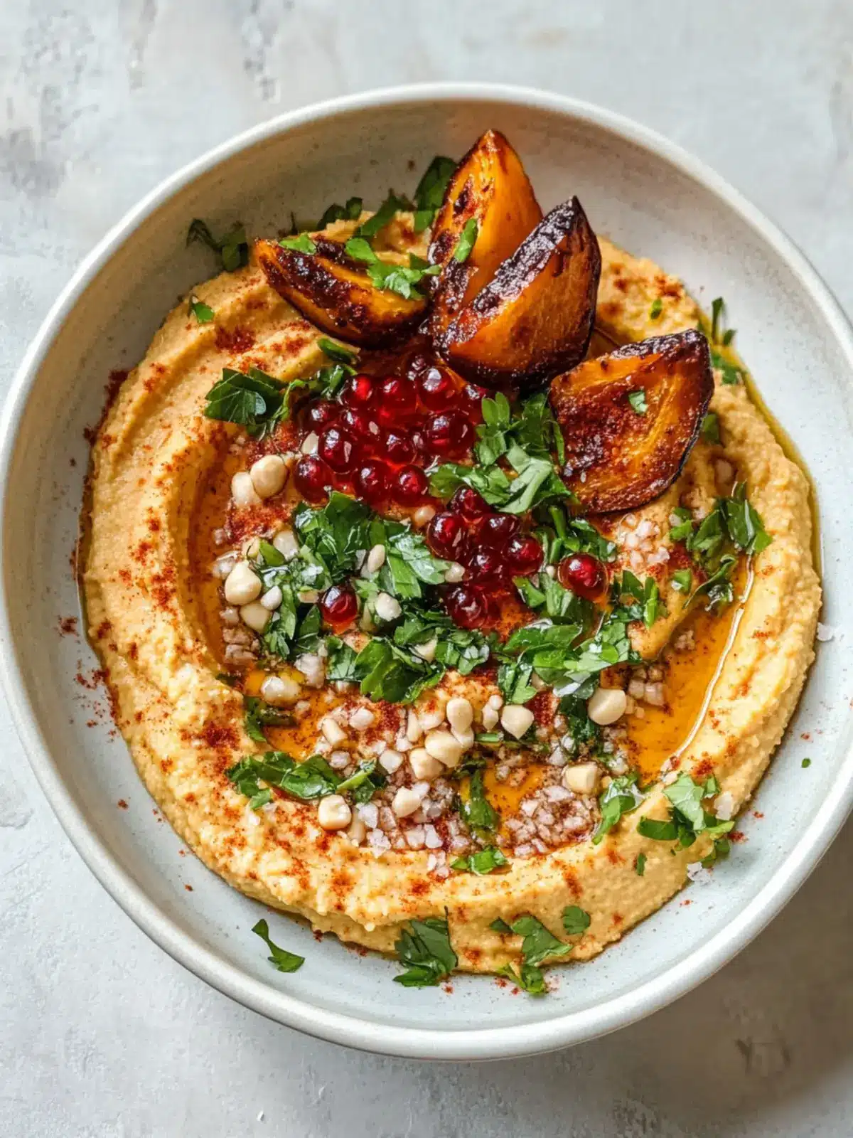 Sticky Spiced Squash Hummus Bowl: A Flavorful Comfort Delight 4 Sticky Spiced Squash Hummus Bowl