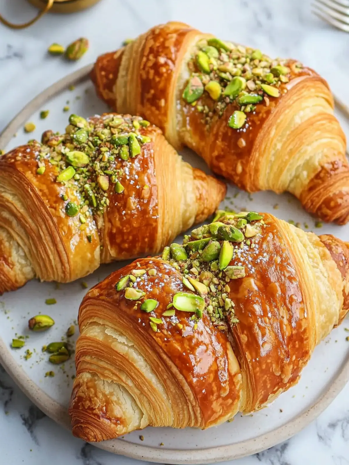 Delicious Easy Pistachio Croissants Recipe for Sweet Moments 2 Easy Pistachio Croissants Recipe