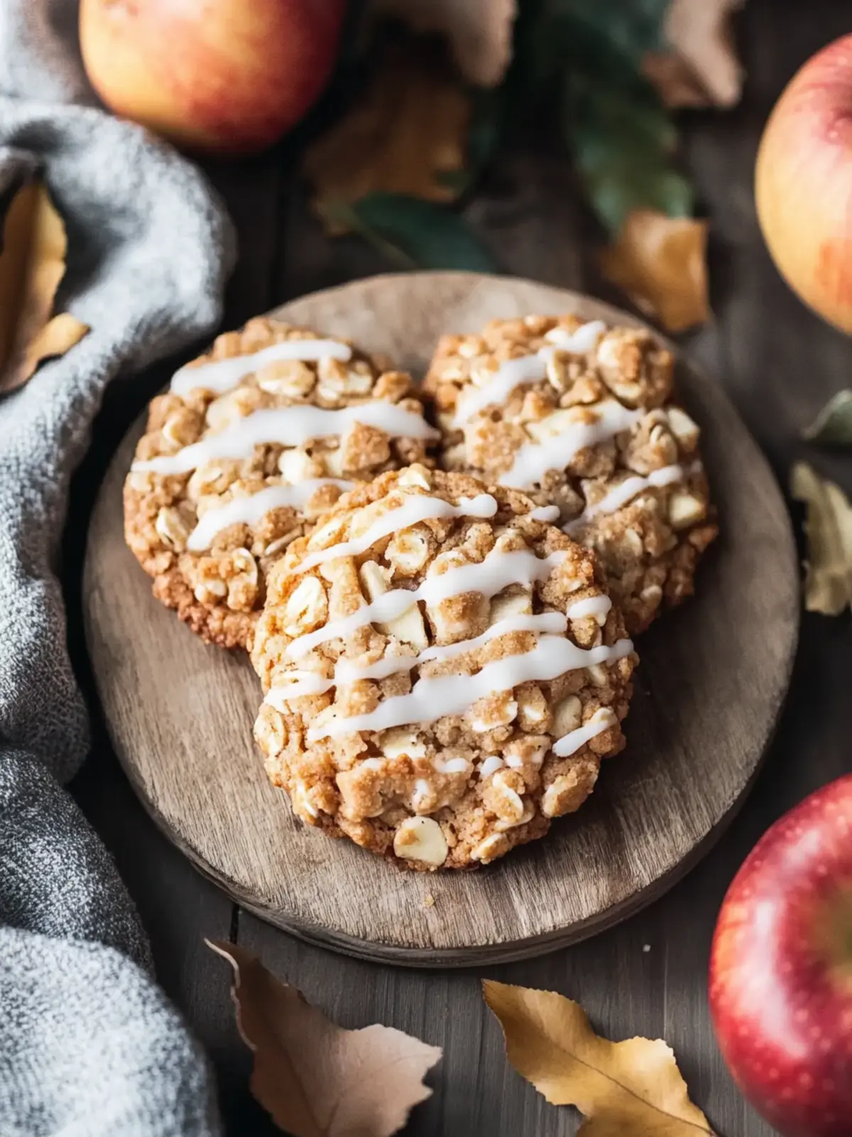Apple Crisp Cookies: Cozy Oatmeal Treats for Fall Bliss 2 Apple Crisp Cookies