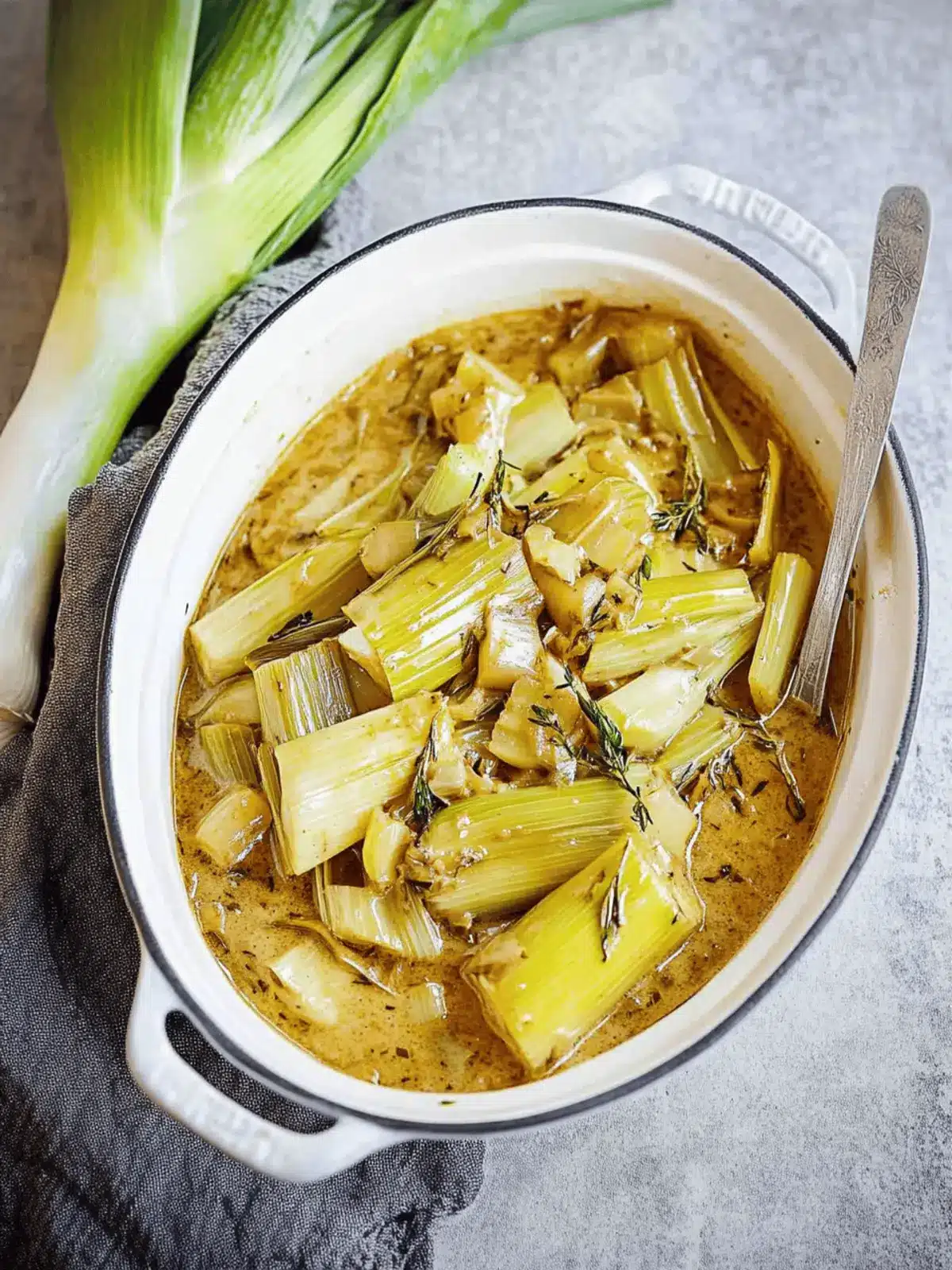 Savory French-Style Braised Leeks for Cozy Nights 4 French-Style Braised Leeks