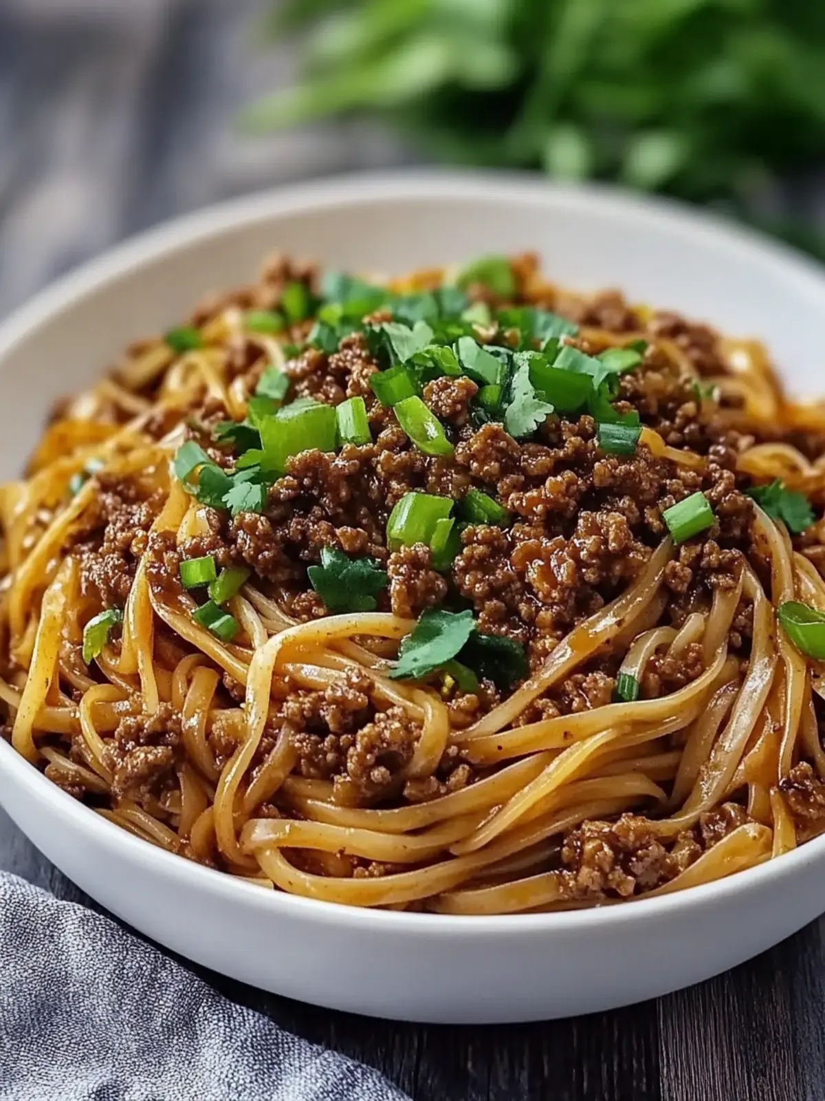 Savory Ground Beef Mongolian Noodles in 25 Minutes! 2 Ground Beef Mongolian Noodles