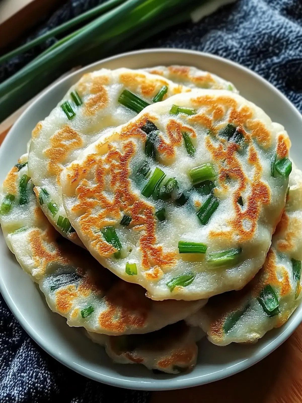Mouthwatering Authentic Chinese Scallion Pancakes Made Simple 2 Authentic Chinese Scallion Pancakes