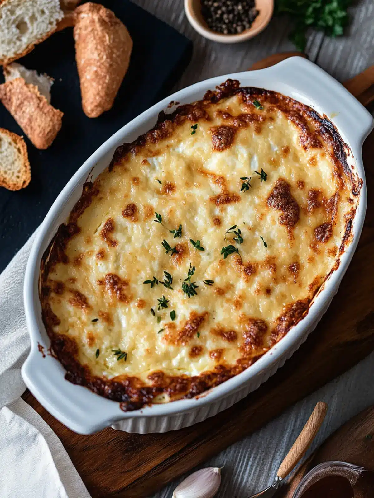 Irresistible Roasted Garlic Baked Ricotta for Cozy Nights 2 Roasted Garlic Baked Ricotta