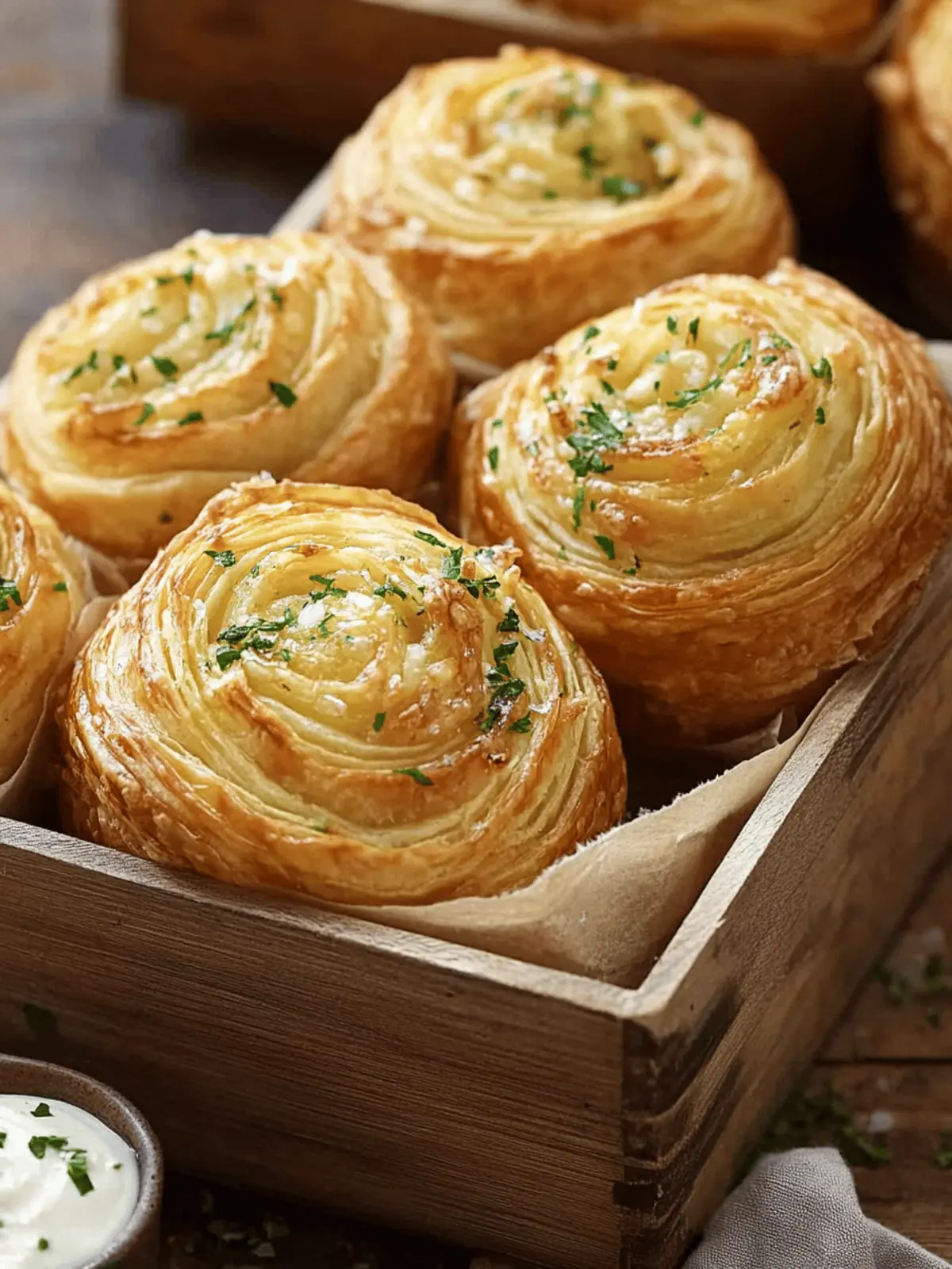 Cheesy Garlic Cruffin Bliss for Ultimate Comfort Food 4 Cheesy Garlic Cruffin