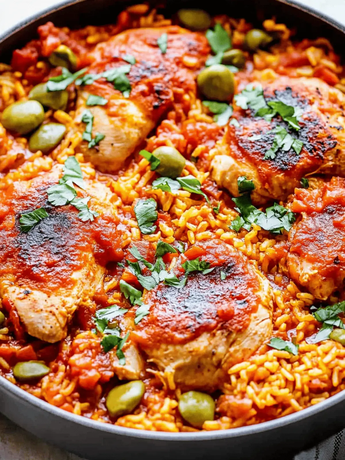 Savor One Pot Spanish Chicken and Rice for Easy Comfort Food 3 One Pot Spanish Chicken and Rice