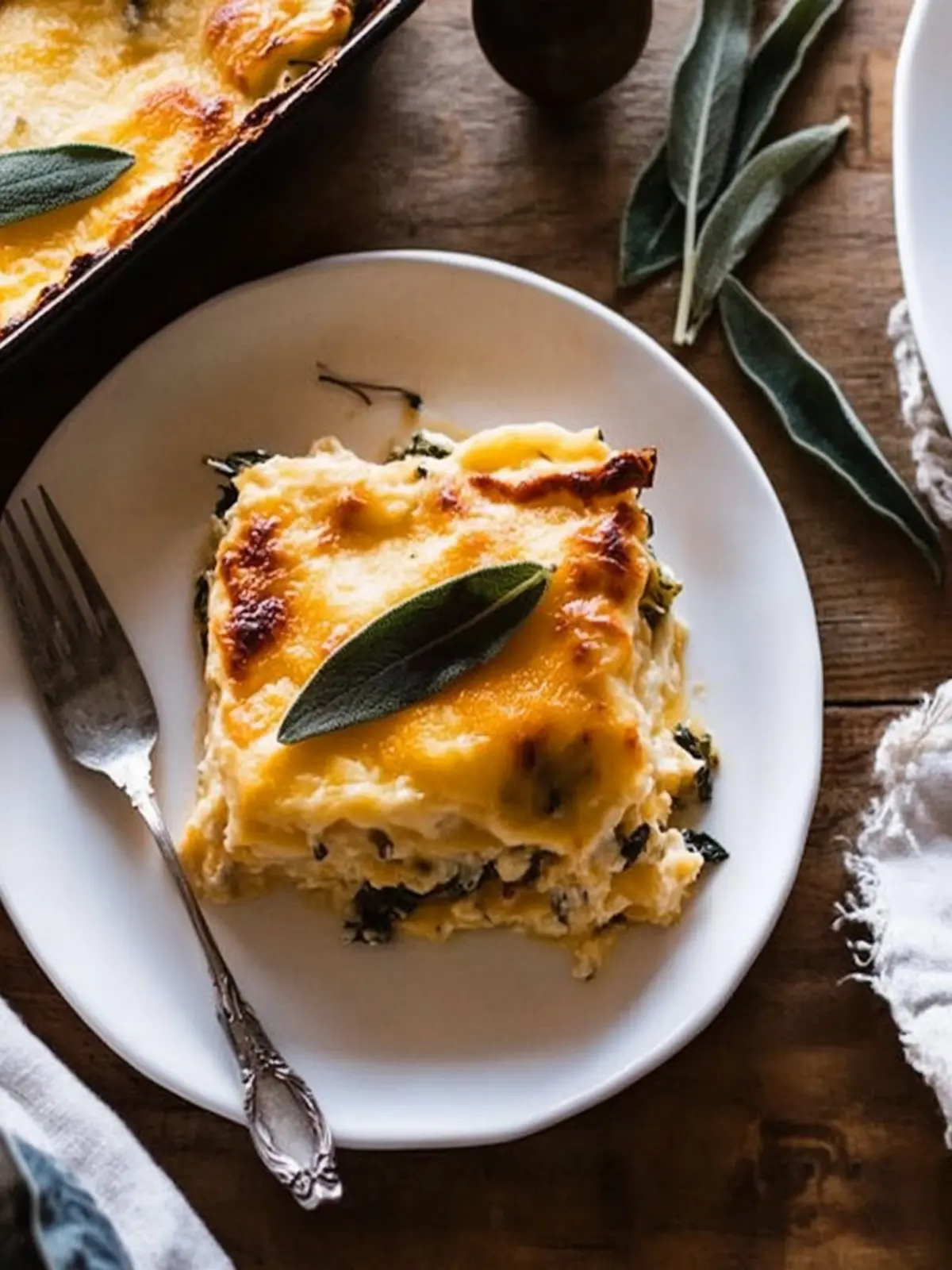Cozy Up with Pumpkin Sage White Lasagna This Fall 4 pumpkin sage white lasagna