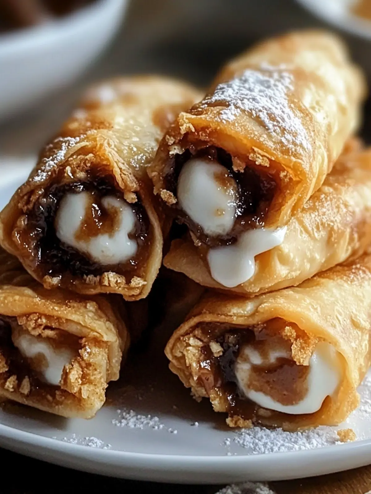 Decadent Cinnamon S mores Egg Rolls for Sweet Memories 2 Cinnamon S mores Egg Rolls