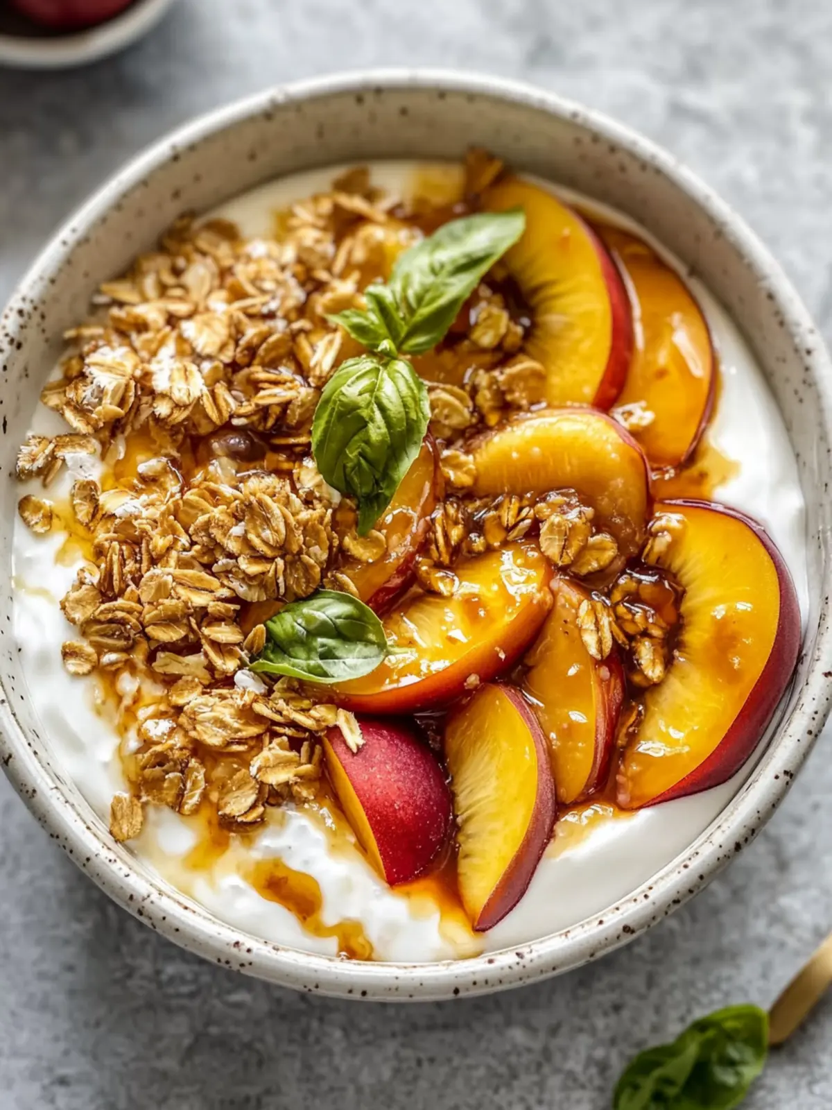 Caramelized Nectarine Yogurt Bowl for a Cozy Morning Boost 3 Caramelized Nectarine Yogurt Bowl