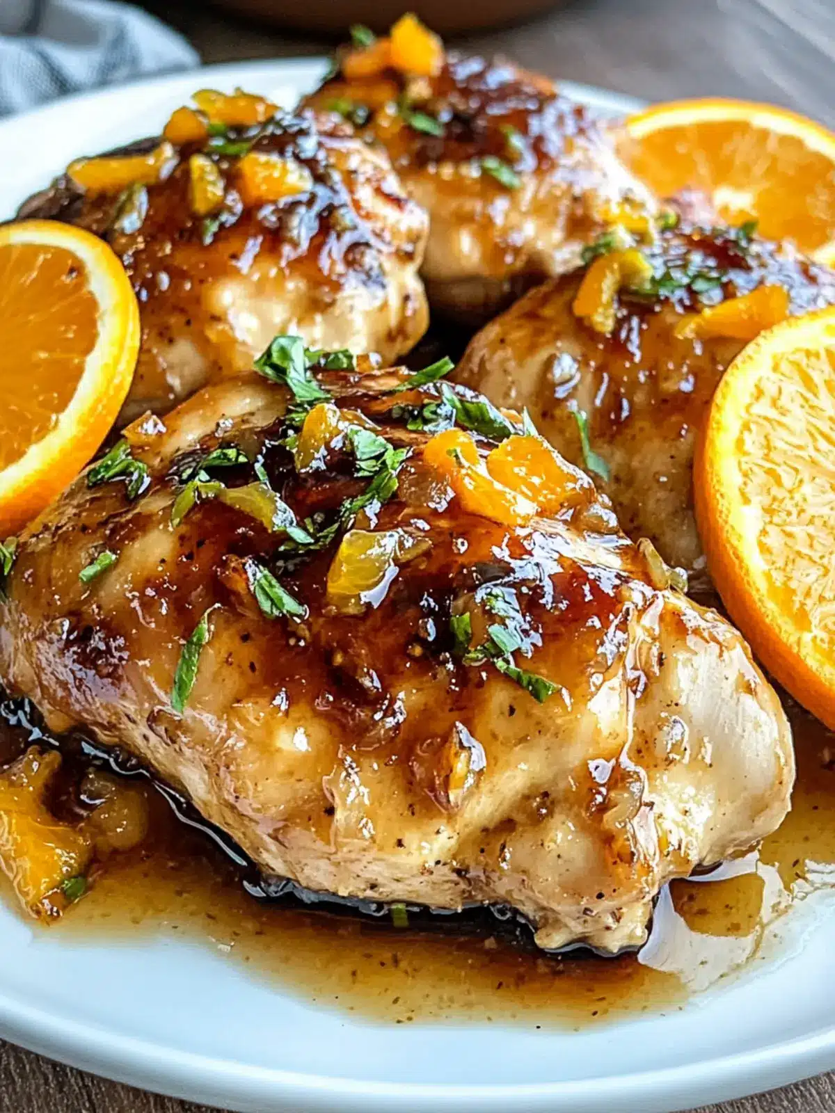 Sweet and Savory Orange Balsamic Glazed Chicken Delight 2 Orange Balsamic Glazed Chicken
