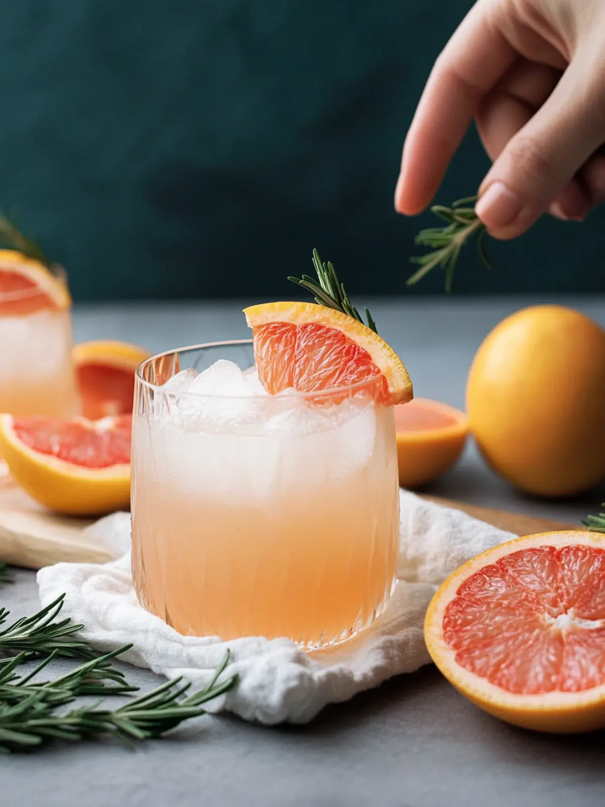 Fresh Rosemary Grapefruit Mocktail for a Refreshing Twist 2 Rosemary Grapefruit Mocktail