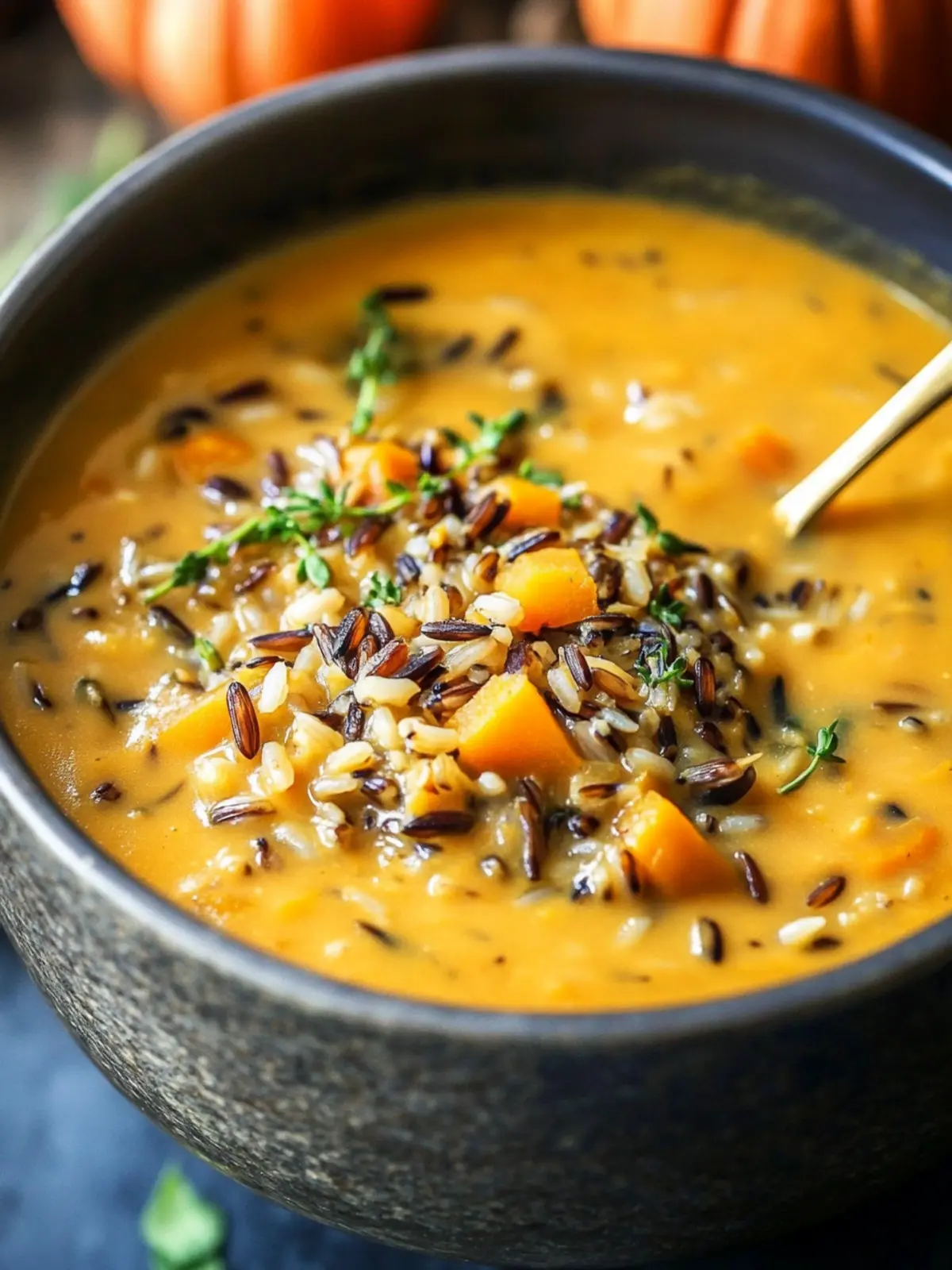 Nourishing Pumpkin Wild Rice Soup to Cozy Up Your Day 4 Nourishing Pumpkin Wild Rice Soup