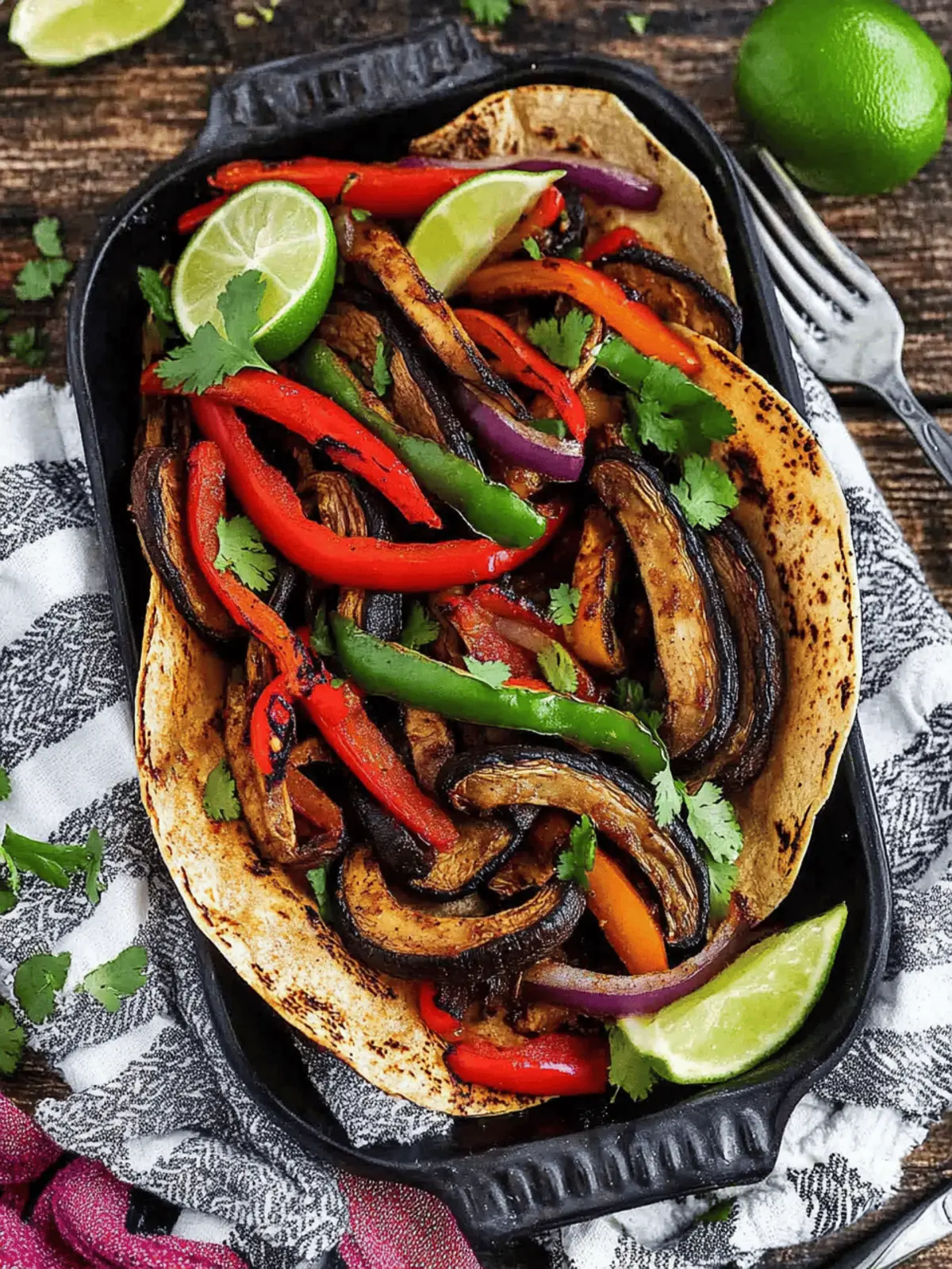 Savor Every Bite: Delicious Portobello Vegan Fajitas Recipe 3 Portobello Vegan Fajitas