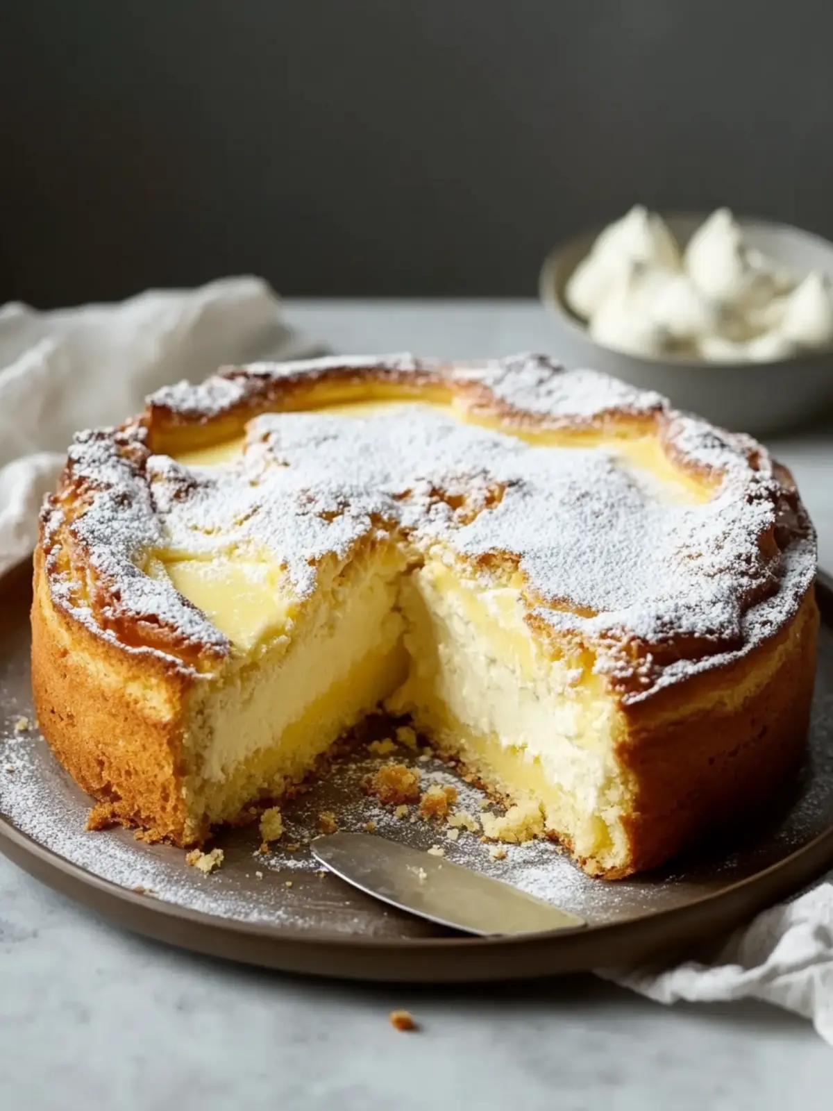 Delightful Polish Custard Cake with Choux Pastry Layers 2 Polish Custard Cake