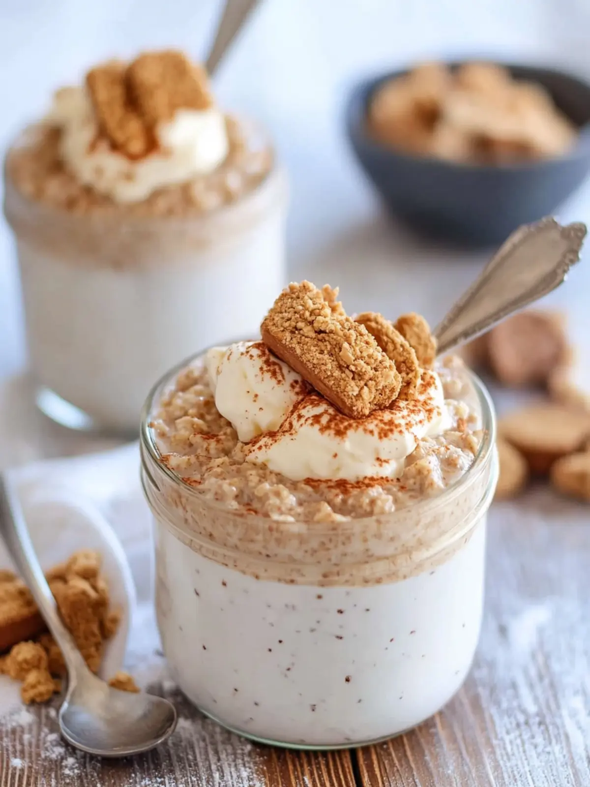 Indulge in Biscoff Overnight Oats for a Dreamy Breakfast! 4 Biscoff Overnight Oats