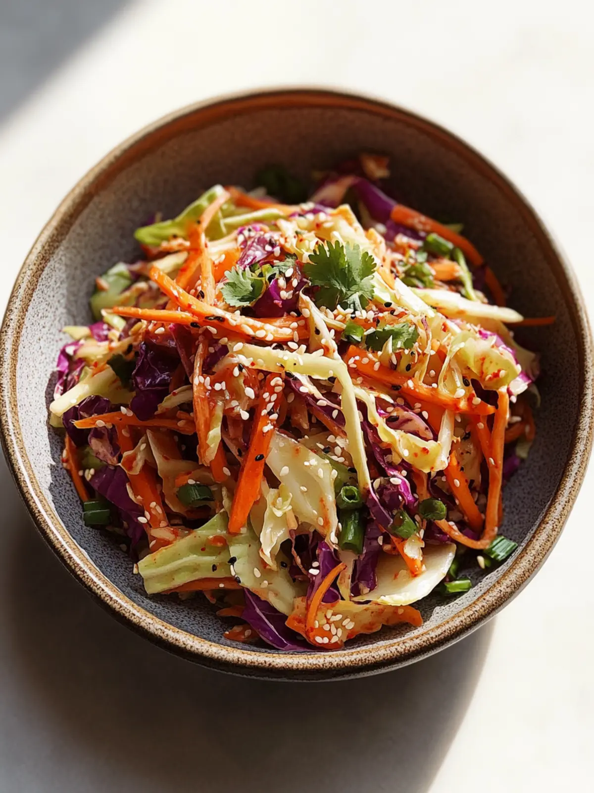 Spicy Korean Cabbage Slaw: Quick, Bold Flavor in 15 Minutes 4 Spicy Korean Cabbage Slaw