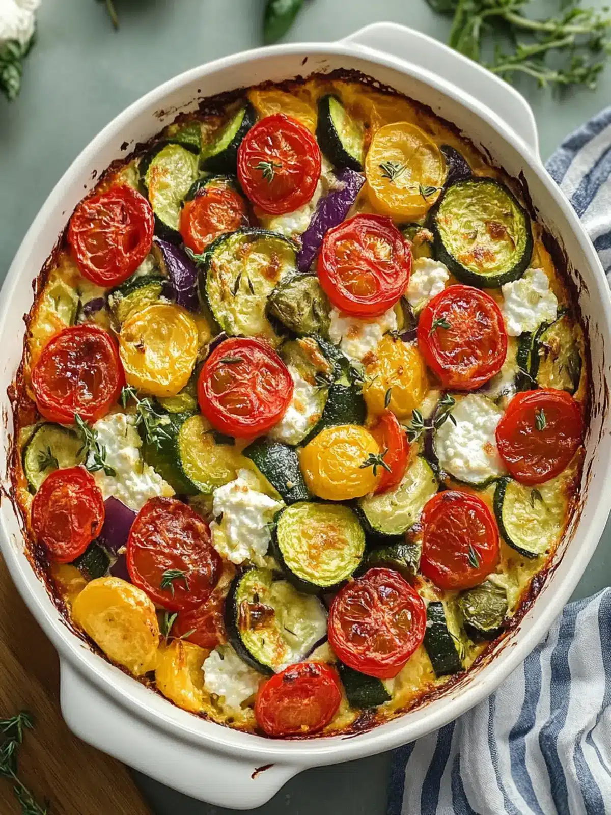 High-Protein Veggie Bake with Cottage Cheese: Comfort Food Made Easy 2 High-Protein Veggie Bake with Cottage Cheese