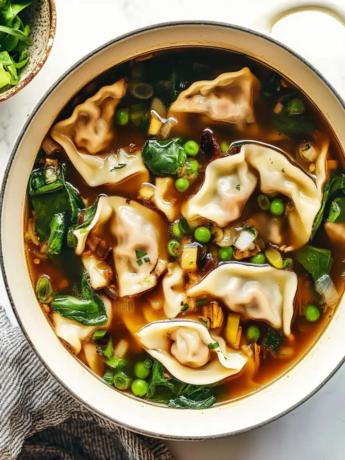 Savor the Comfort: Delicious Potsticker Soup Recipe 2 Potsticker Soup