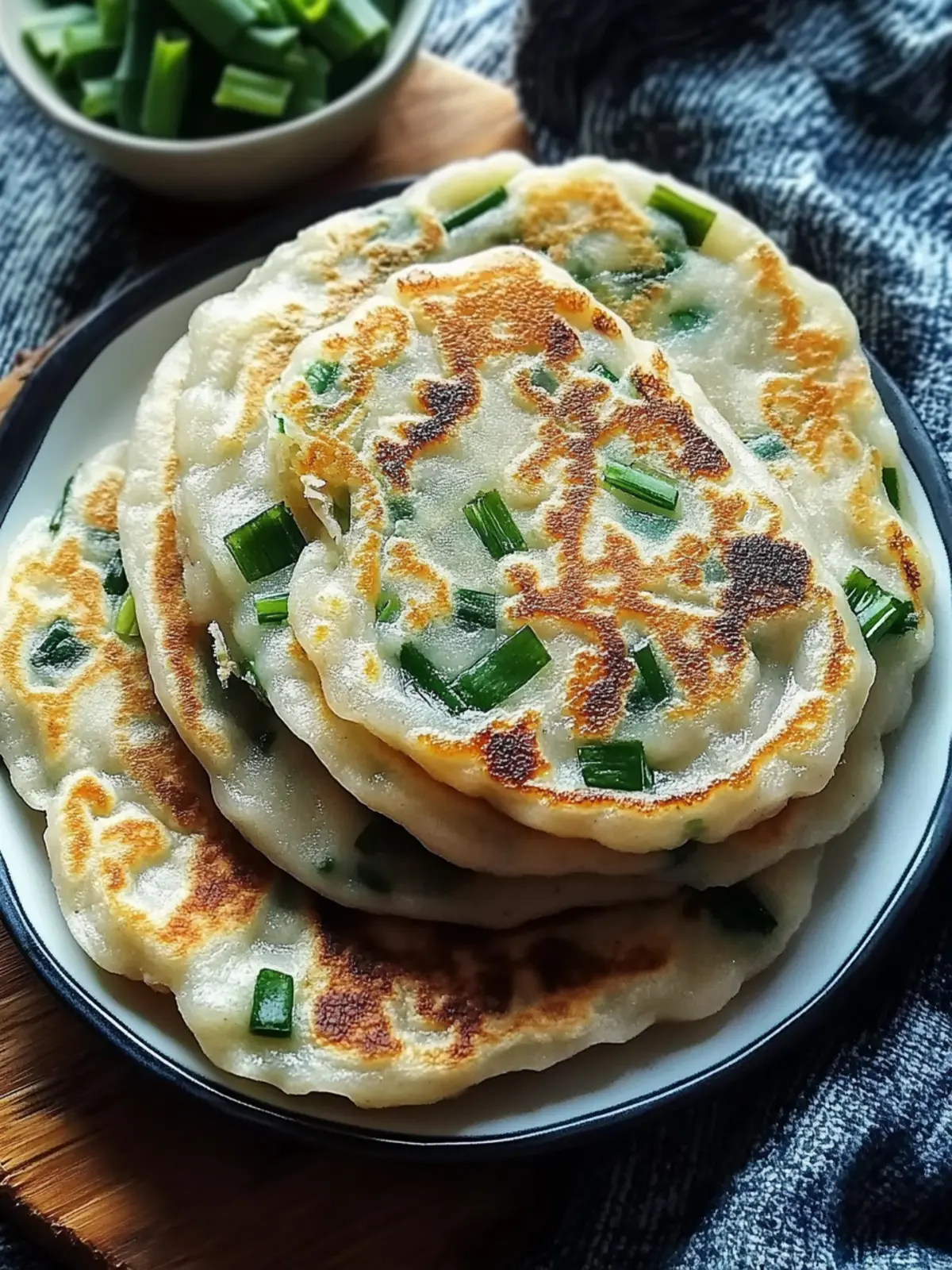 Mouthwatering Authentic Chinese Scallion Pancakes Made Simple 3 Authentic Chinese Scallion Pancakes