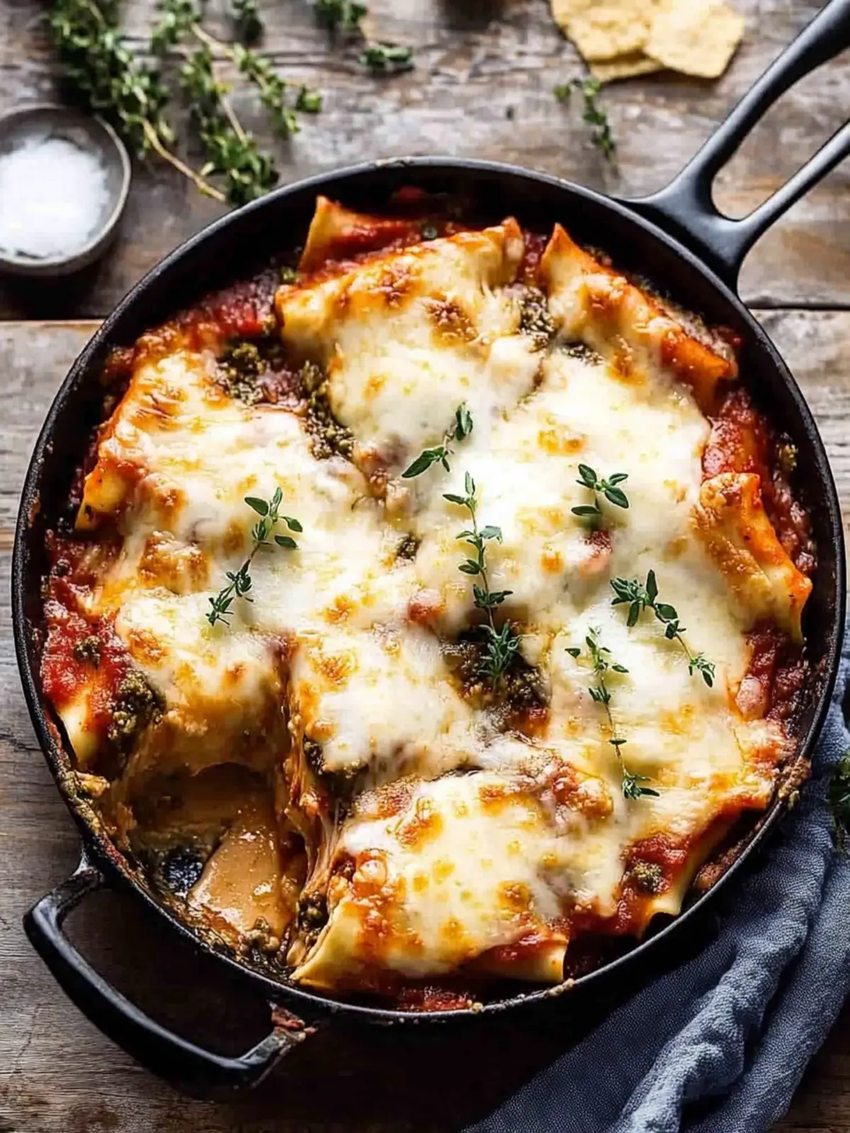 Irresistible Simple Skillet Pesto Cheese Lasagna Roll Ups 3 Simple Skillet Pesto Cheese Lasagna Roll Ups