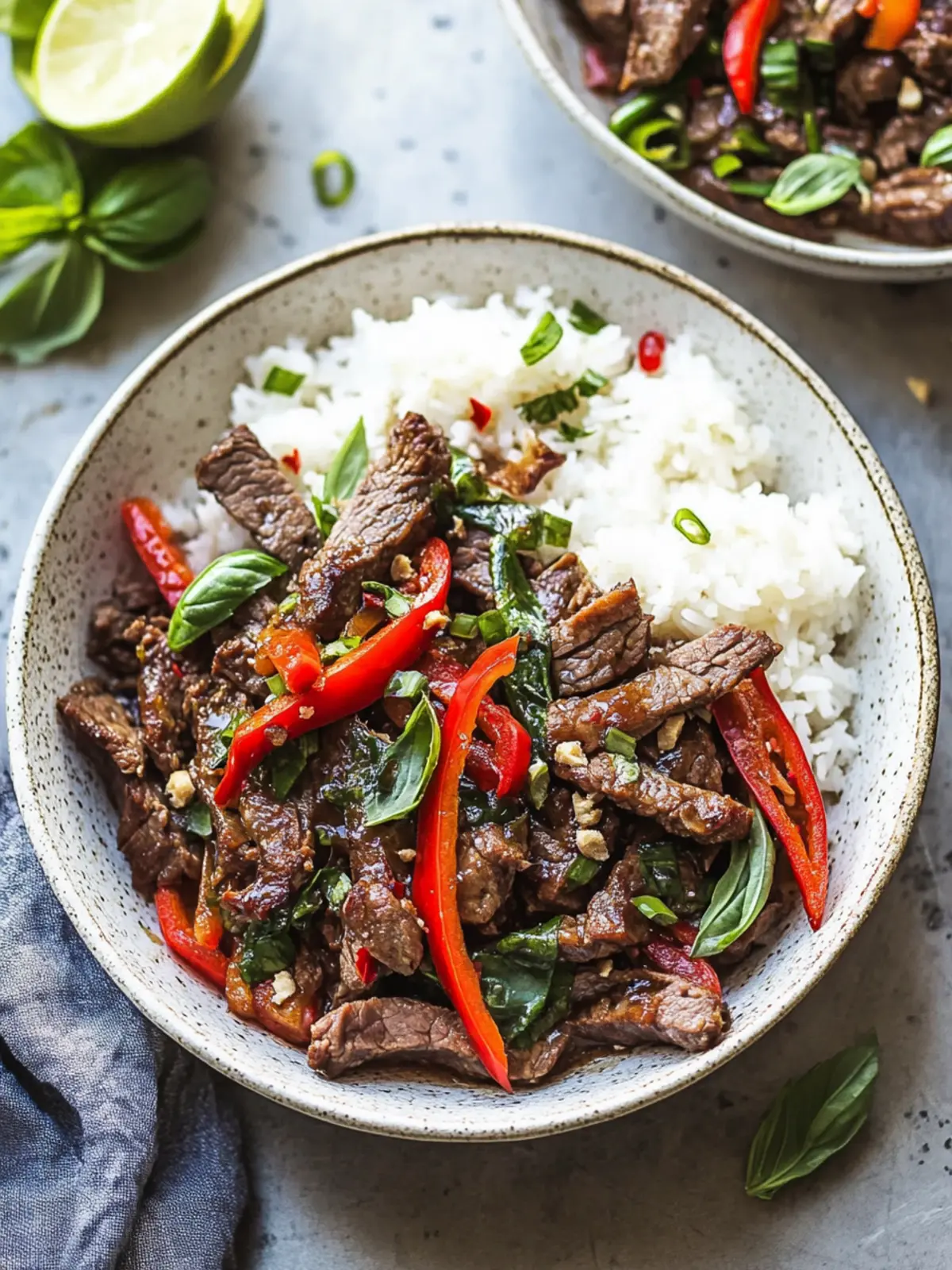 One Pan Thai Basil Beef for Effortless Dinner Bliss 2 One Pan Thai Basil Beef