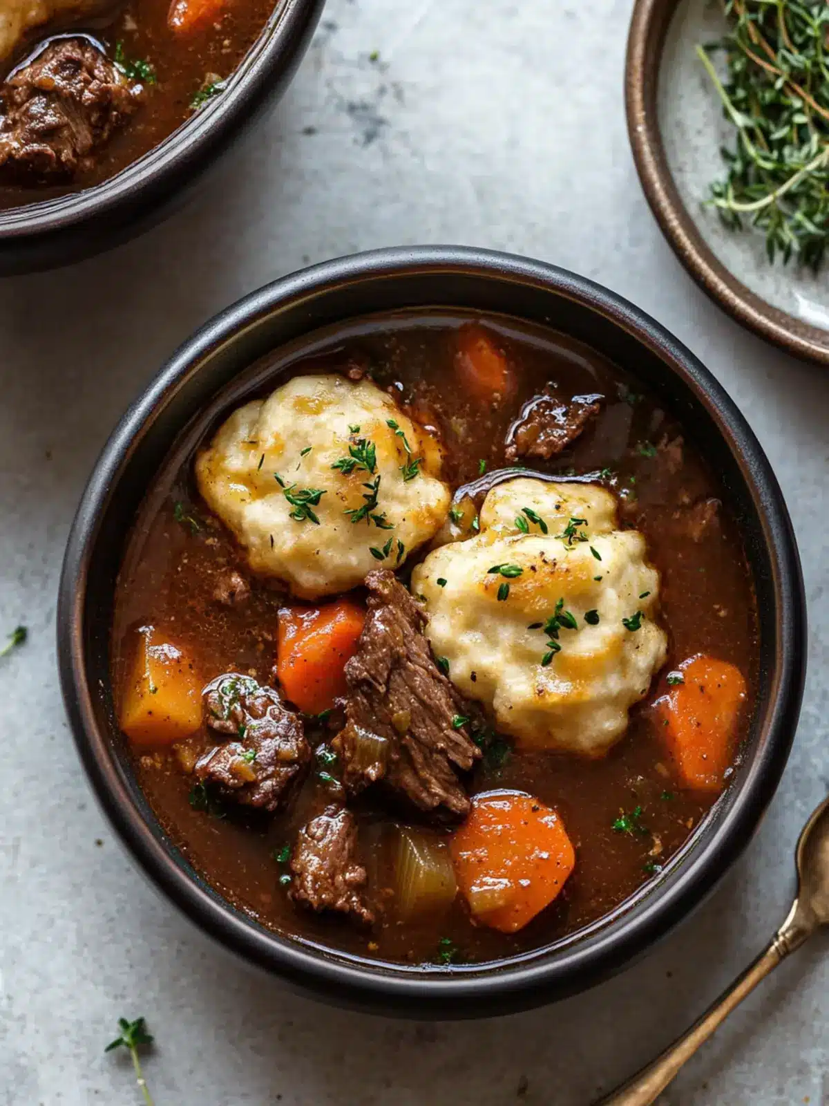 Cozy Up with Irish Stout Beef Stew and Herbed Dumplings 3 Irish Stout Beef Stew with Herbed Dumplings