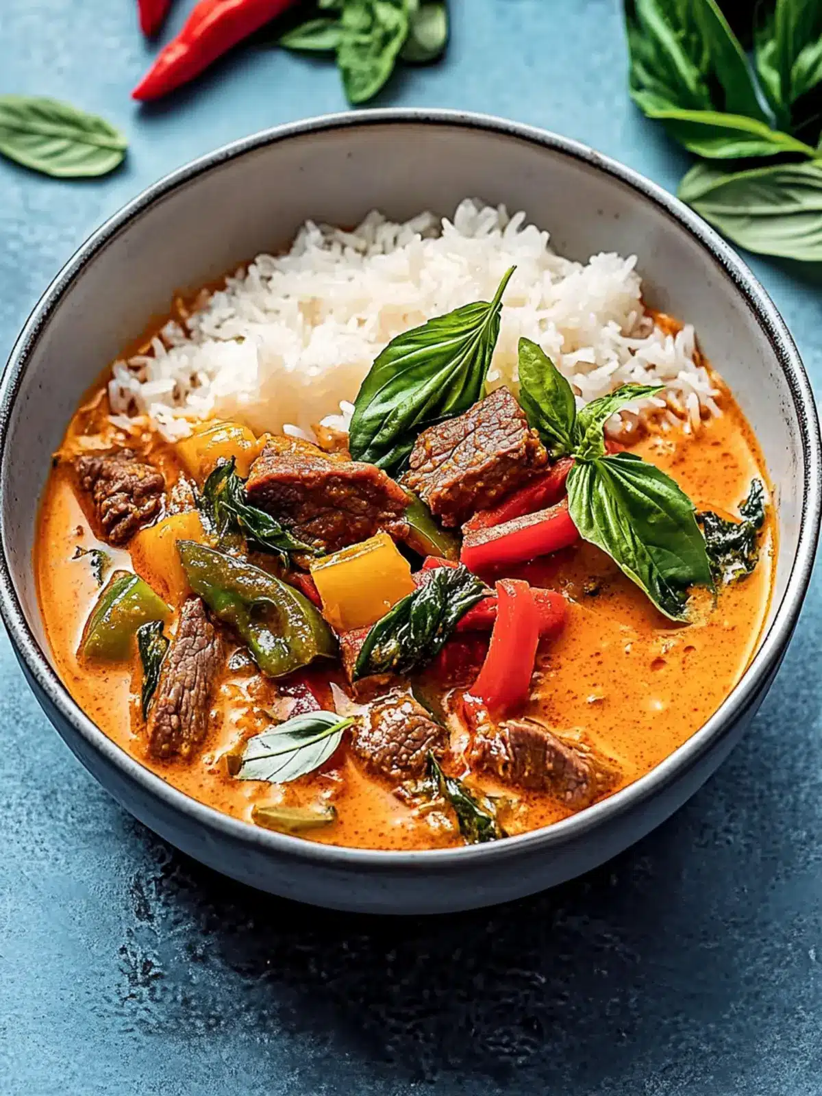 Savory Red Curry Beef with Sweet Potatoes and Zesty Flavors 3 Red Curry Beef