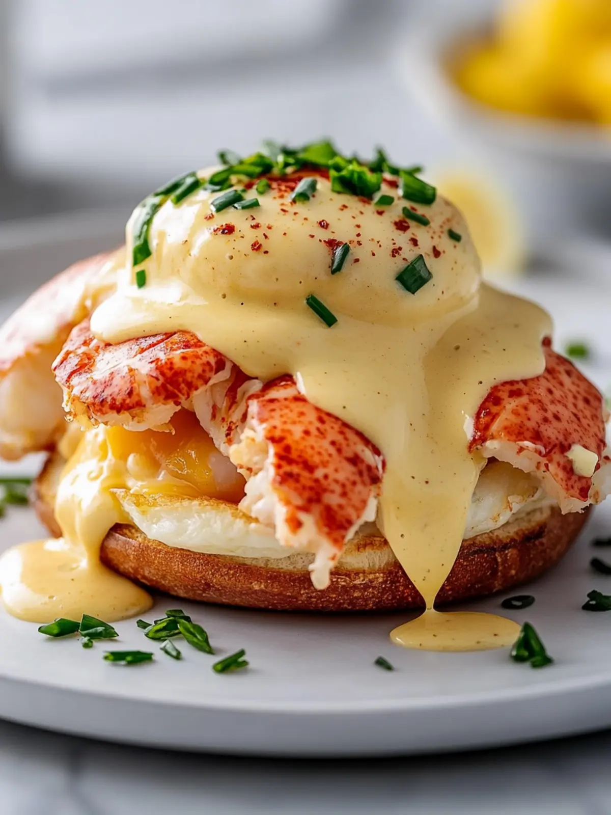 Indulge in Bay Lobster Eggs Benedict with Cajun Hollandaise Recipe 4 Bay Lobster Eggs Benedict with Cajun Hollandaise Recipe
