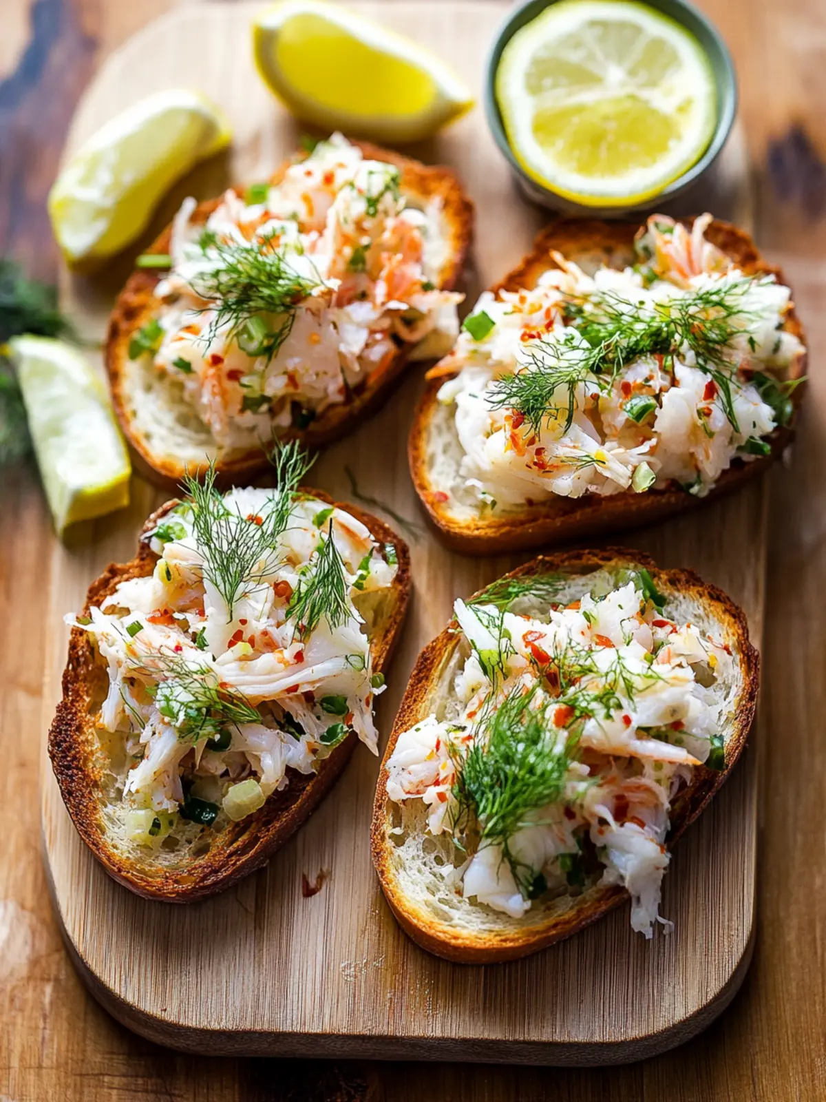 Irresistible Snow Crab & Fennel Chili Toast for Home Chefs 3 Snow Crab & Fennel Chili Toast