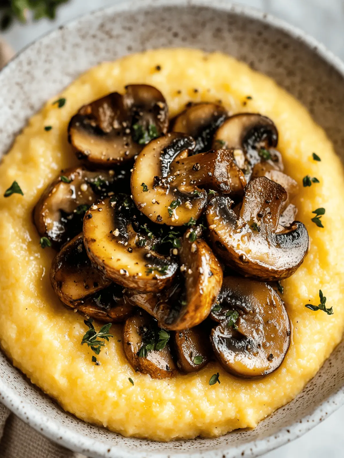 Creamy Polenta with Mushrooms: Comfort Food Made Easy 3 Creamy Polenta with Mushrooms