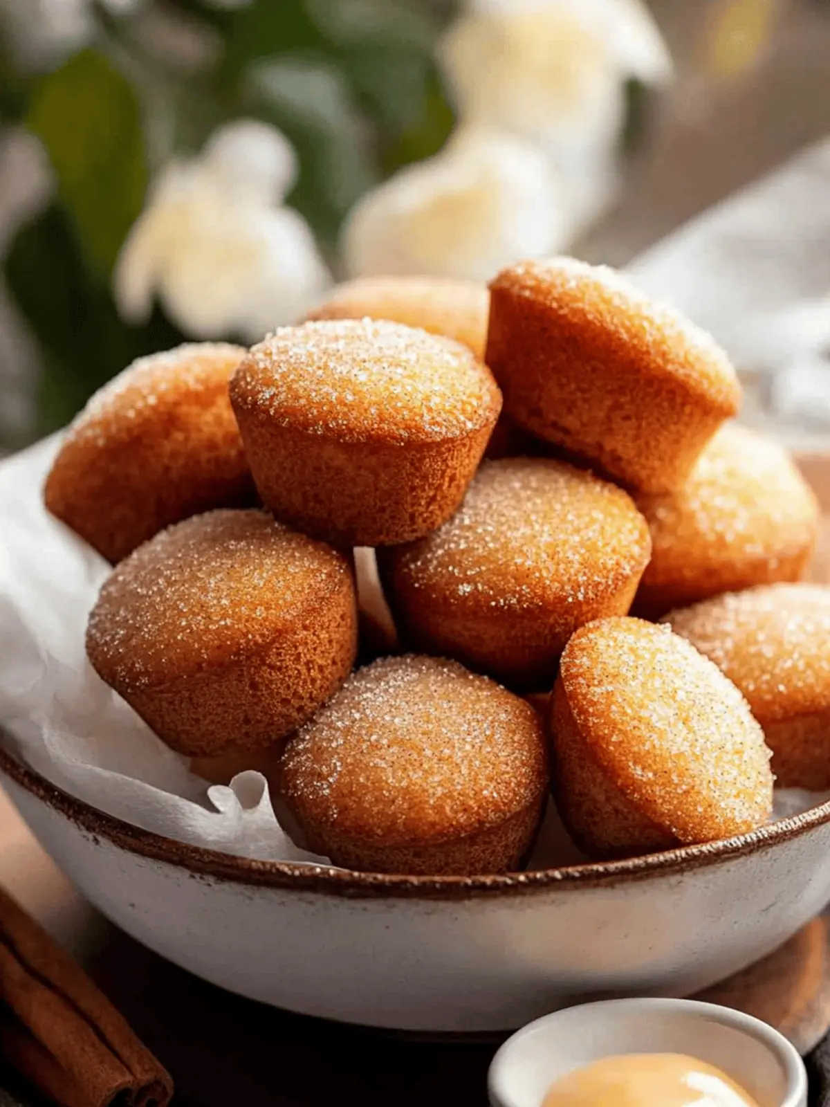 Mini Cinnamon Muffins That Melt in Your Mouth 2 Mini cinnamon muffins