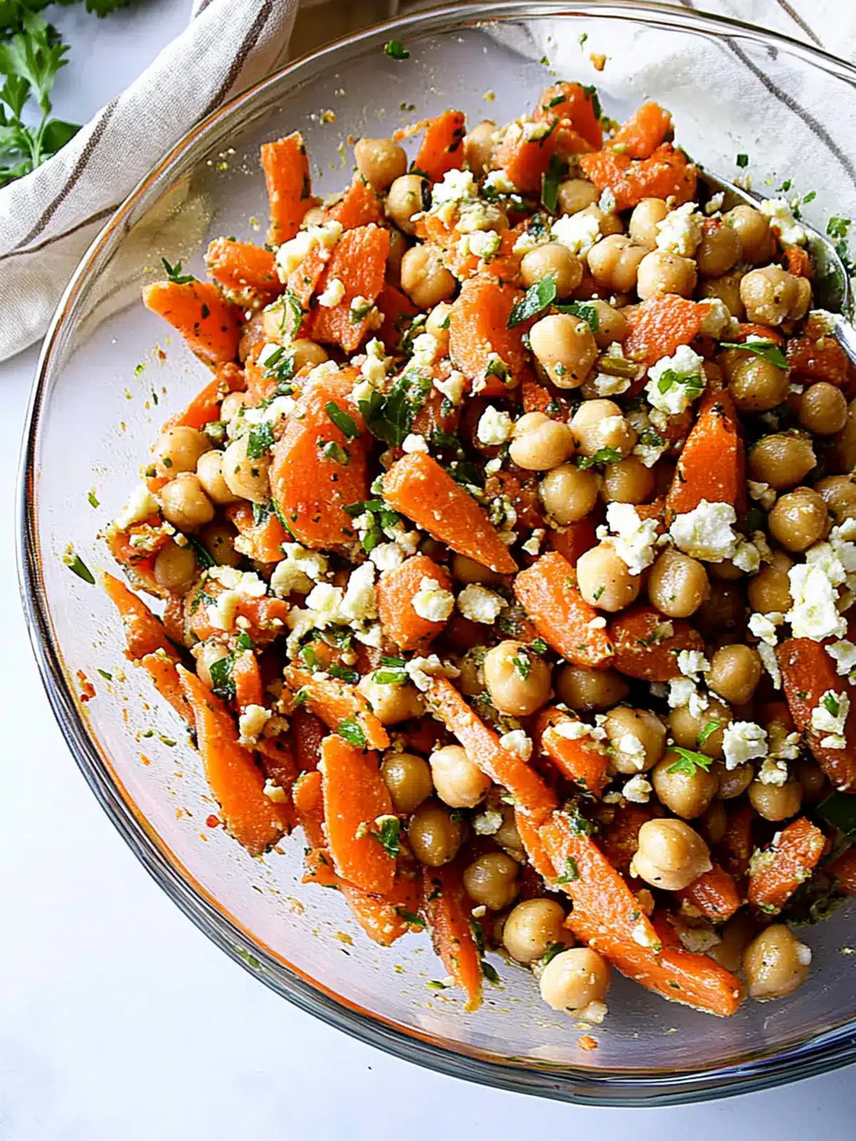 Roasted Carrot and Chickpea Salad That Will Brighten Your Day 4 Roasted Carrot and Chickpea Salad