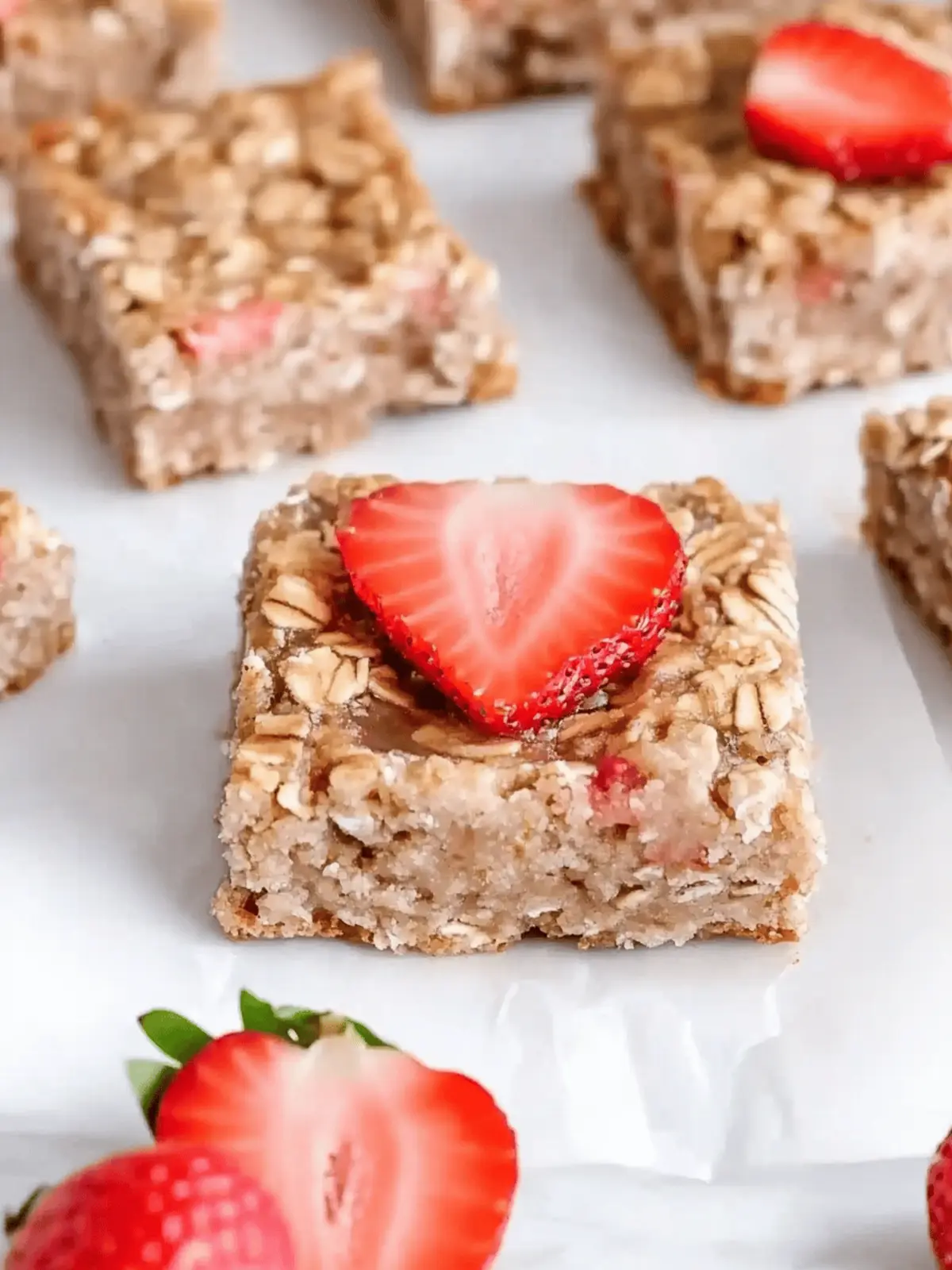 Delicious Strawberry Oatmeal Bars for Guilt-Free Snacking 3 Strawberry Oatmeal Bars