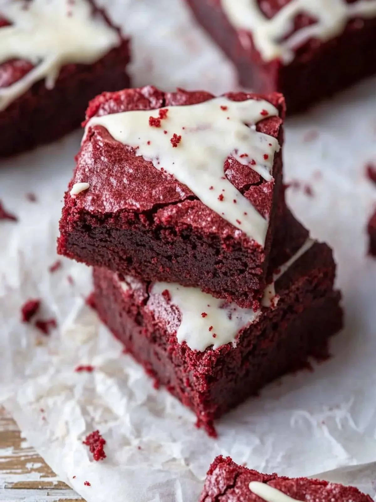 Irresistibly Fudgy Red Velvet Brownies Recipe to Satisfy Cravings 3 Fudgy Red Velvet Brownies Recipe