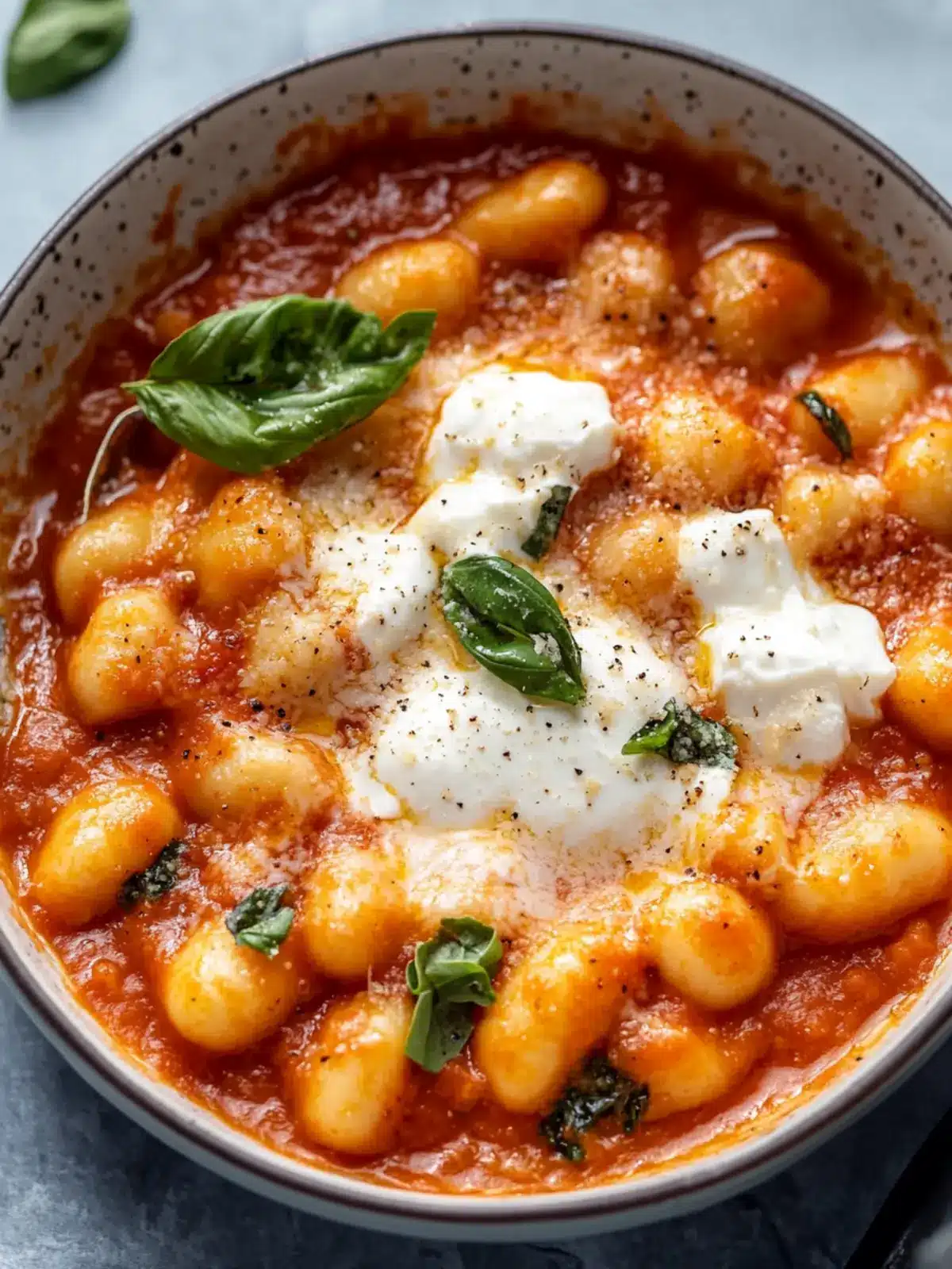 Baked Vodka Sauce Gnocchi with Burrata for Ultimate Comfort 3 Baked Vodka Sauce Gnocchi with Burrata
