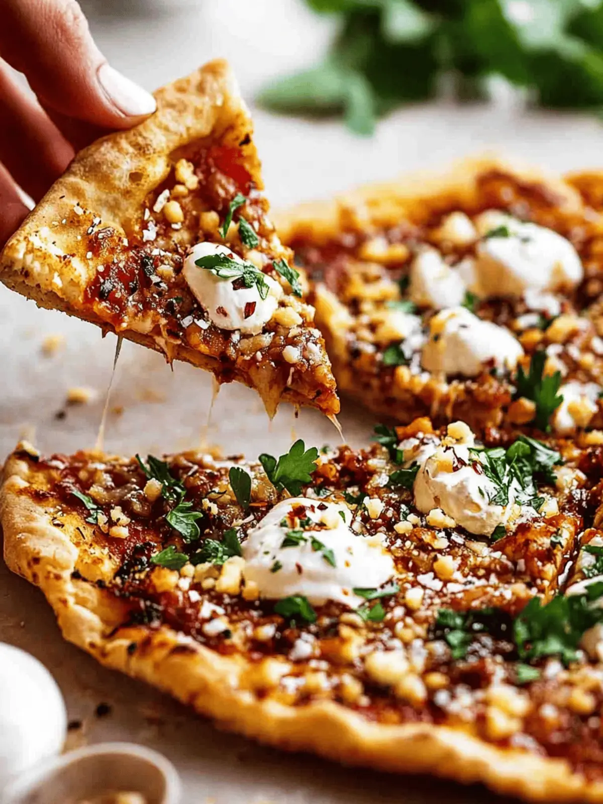 Lebanese Pizza Loaded with Spiced Chicken and Feta Delight 3 Lebanese Pizza