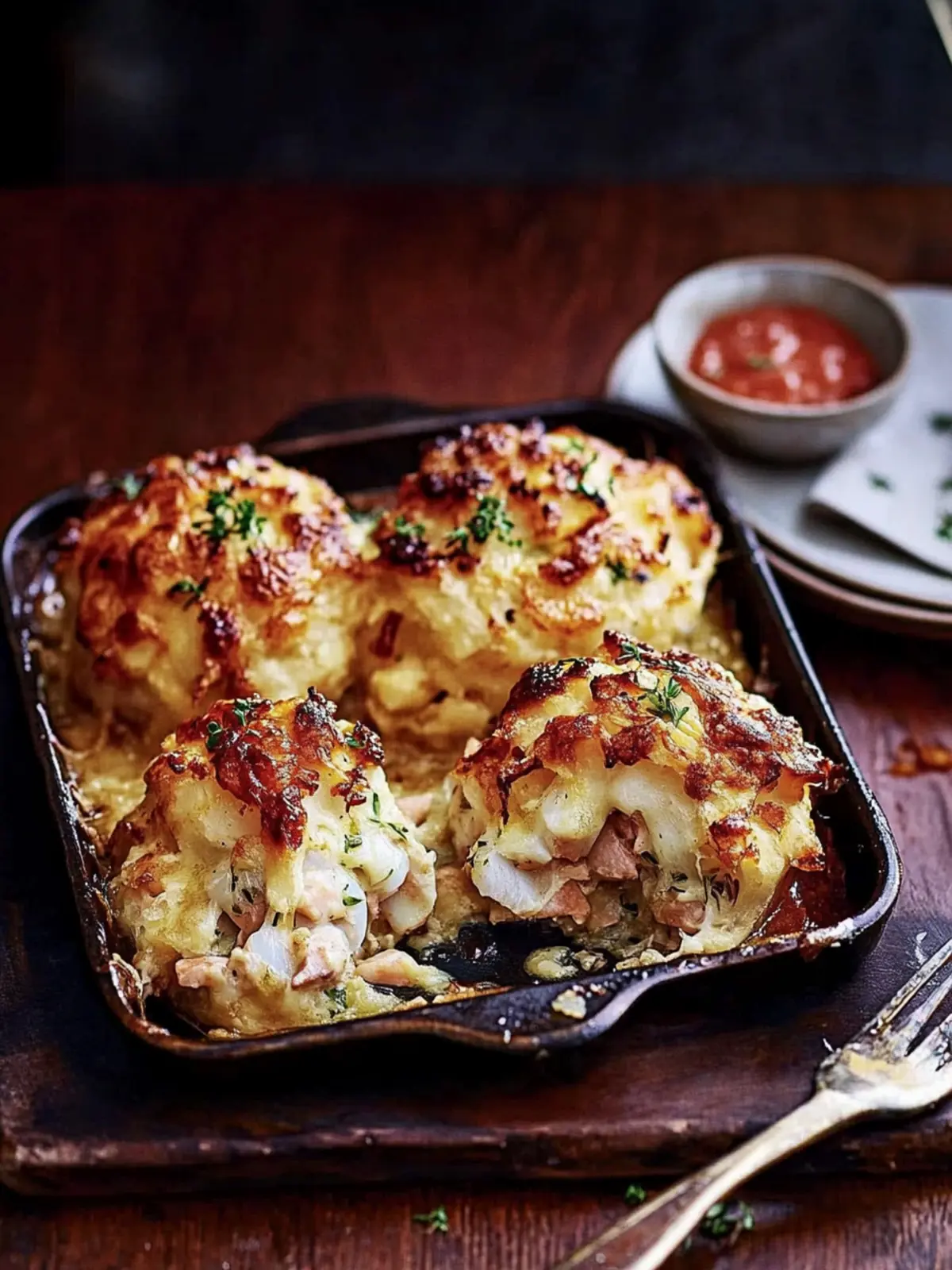 Cozy Fish Pie Jackets: A Comforting Twist on Tradition 3 Fish pie jackets