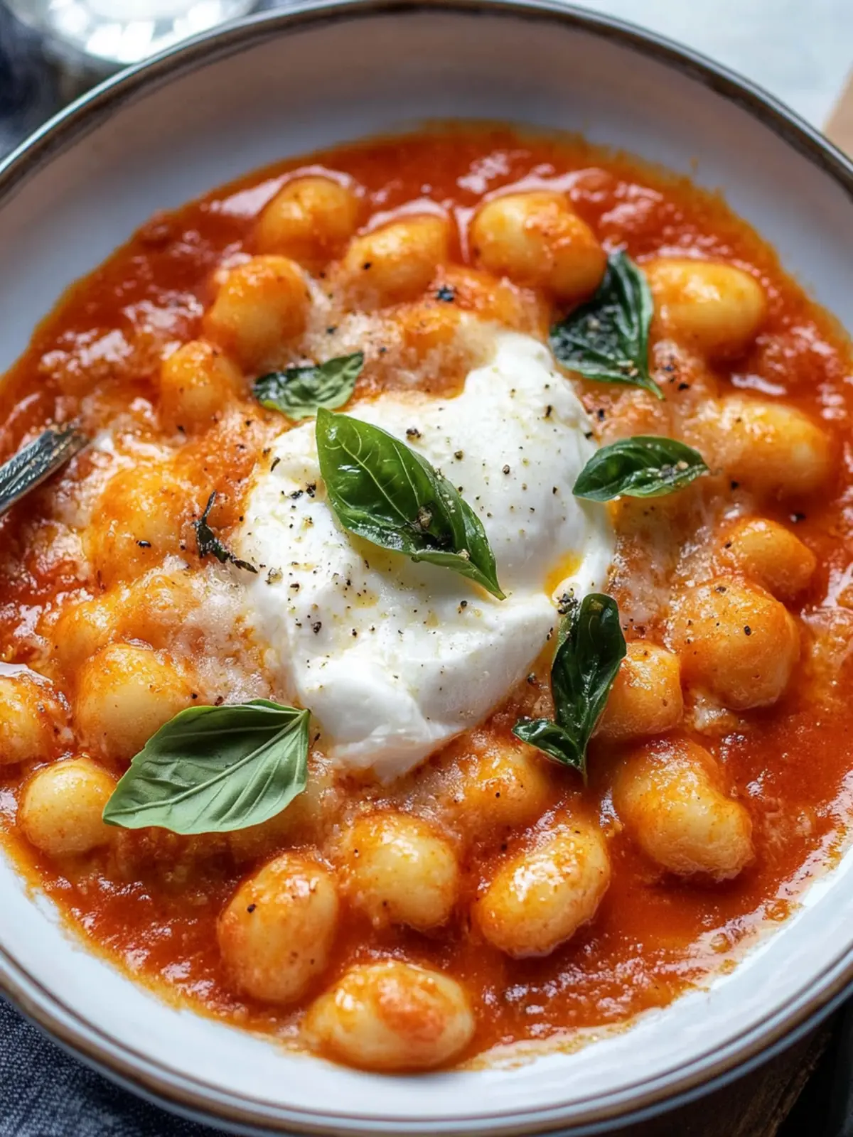 Baked Vodka Sauce Gnocchi with Burrata for Ultimate Comfort 4 Baked Vodka Sauce Gnocchi with Burrata
