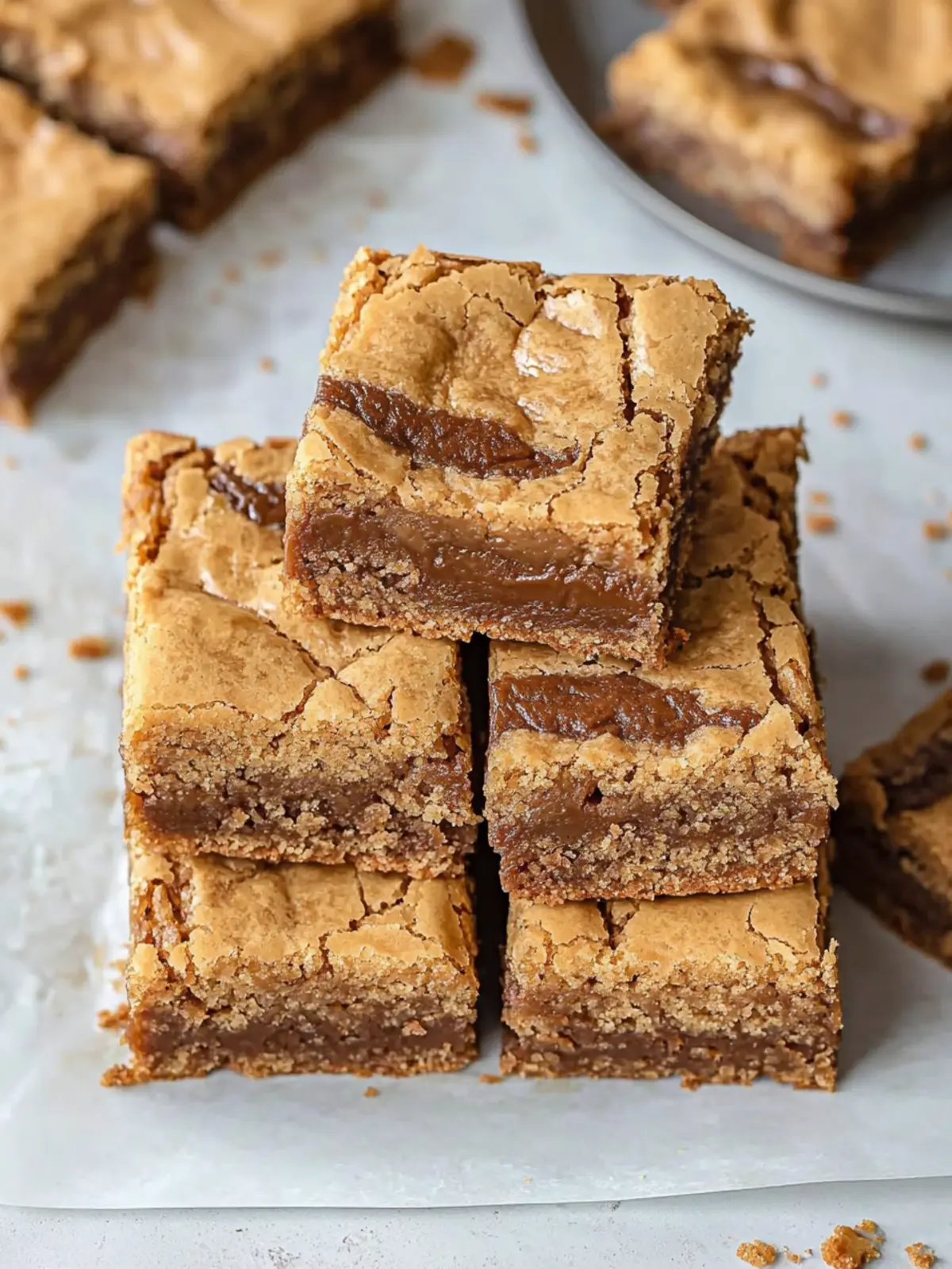 Decadent Brown Butter Biscoff Blondies You Can't Resist 3 Brown Butter Biscoff Blondies