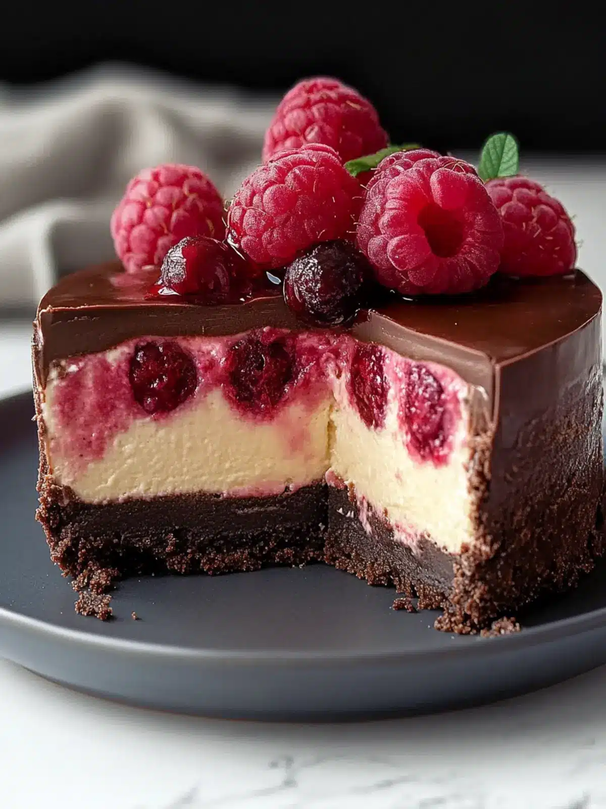 Irresistible Chocolate Raspberry Cheesecake to Savor Anytime 4 Chocolate Raspberry Cheesecake