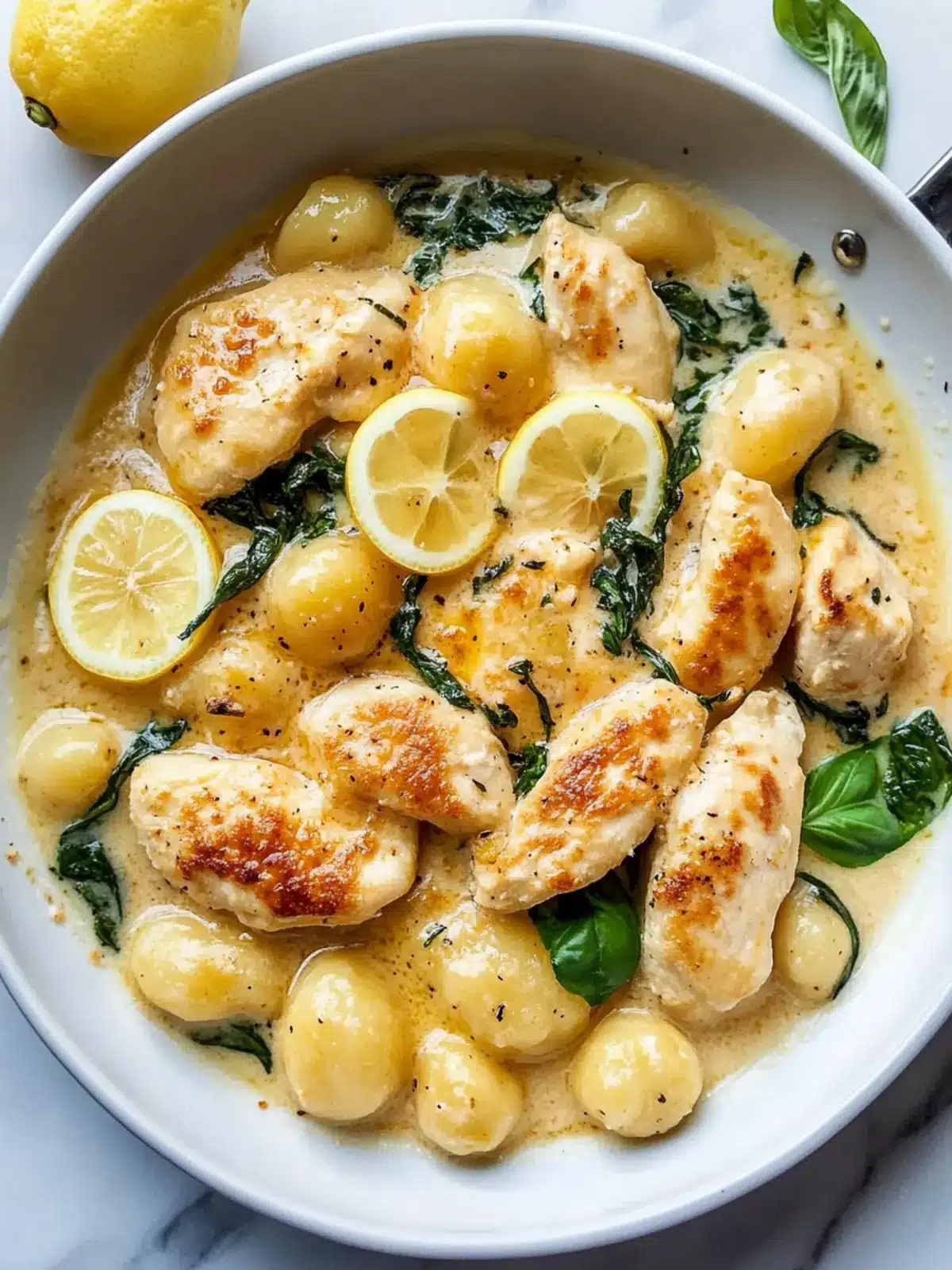 Lemon Chicken Gnocchi: Creamy Comfort in Every Bite 2 Lemon Chicken Gnocchi