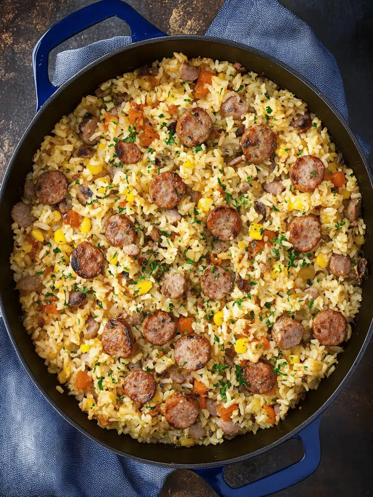 Irresistible Cheesy Sausage and Rice Ready in 50 Minutes 2 Cheesy Sausage and Rice