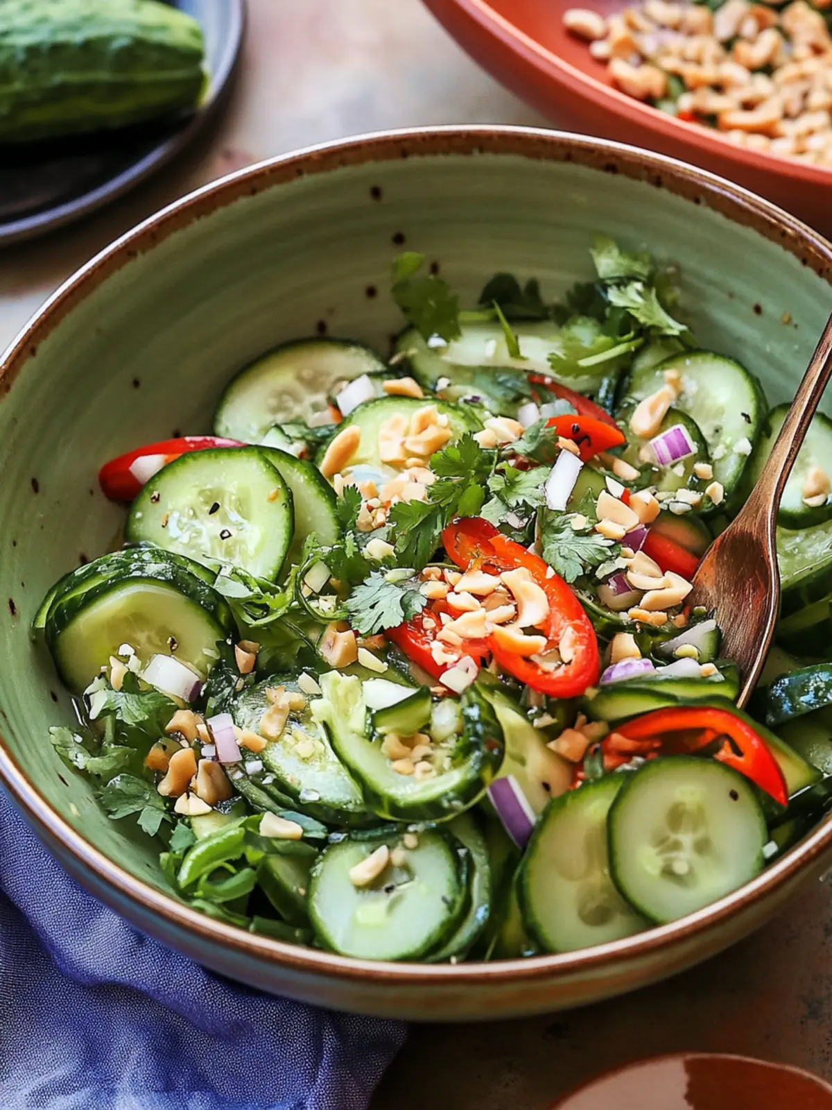 Zesty Easy Thai-Inspired Cucumber Salad for Fresh Flavor 4 Easy Thai-Inspired Cucumber Salad