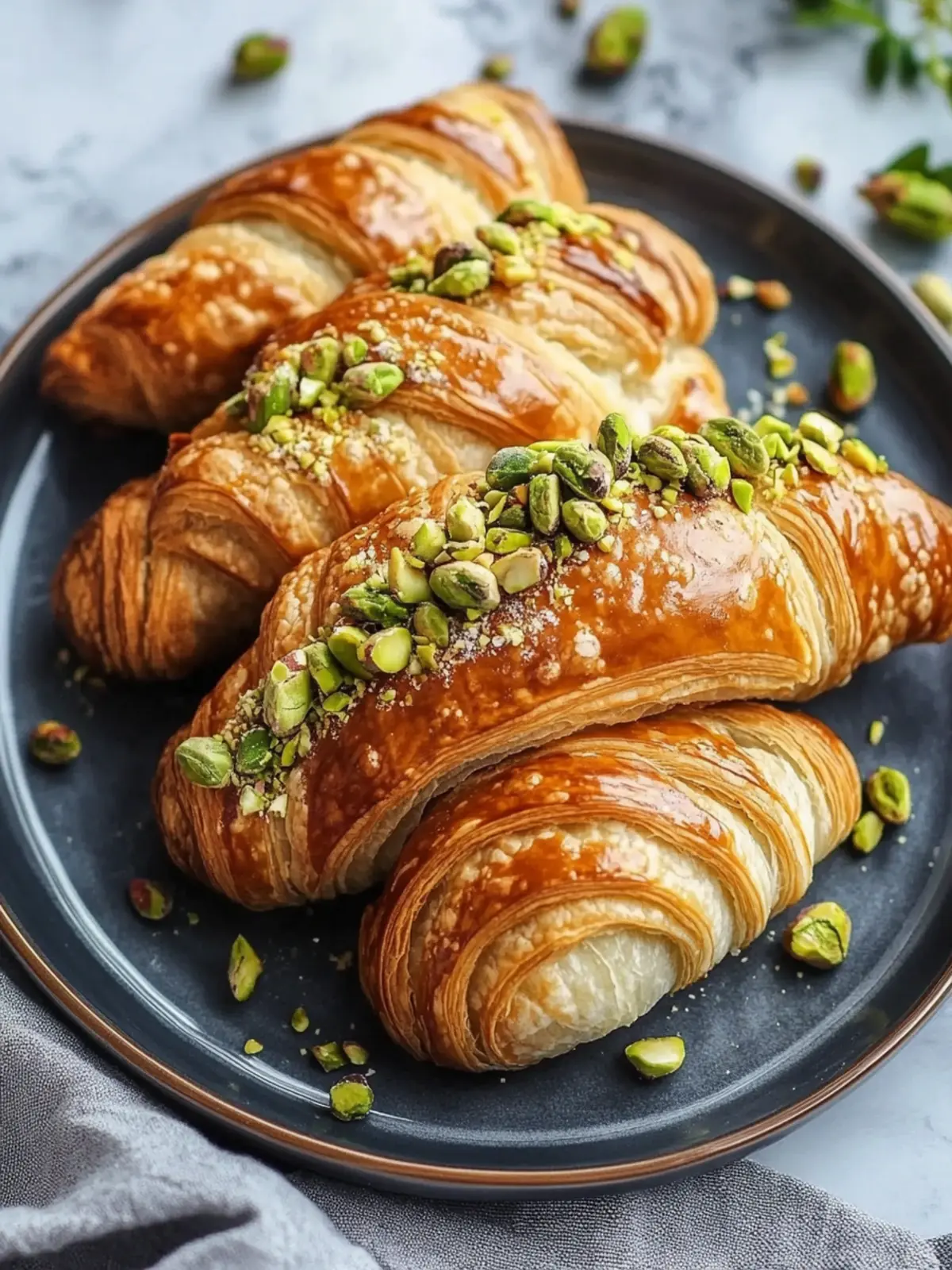 Easy Pistachio Croissants Recipe for Irresistible Perfection 4 Easy Pistachio Croissants Recipe